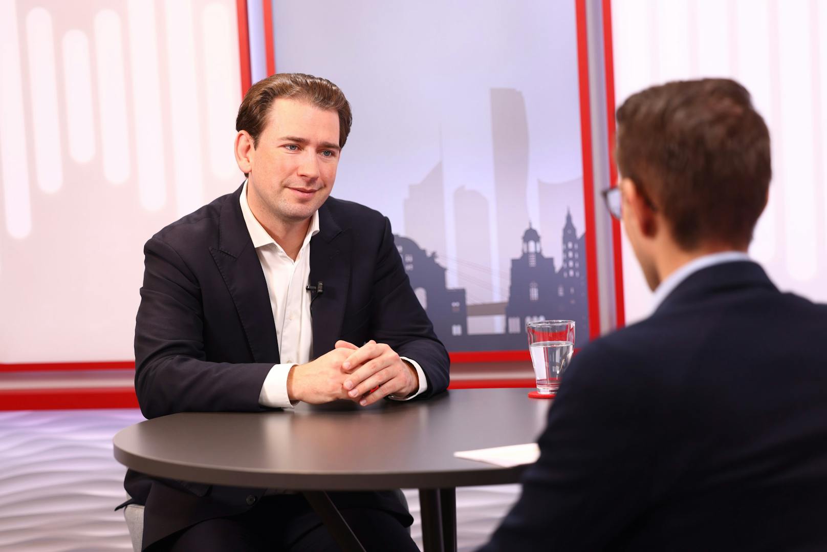 Ex-Kanzler Sebastian Kurz am Donnerstag im "Heute"-Talk.