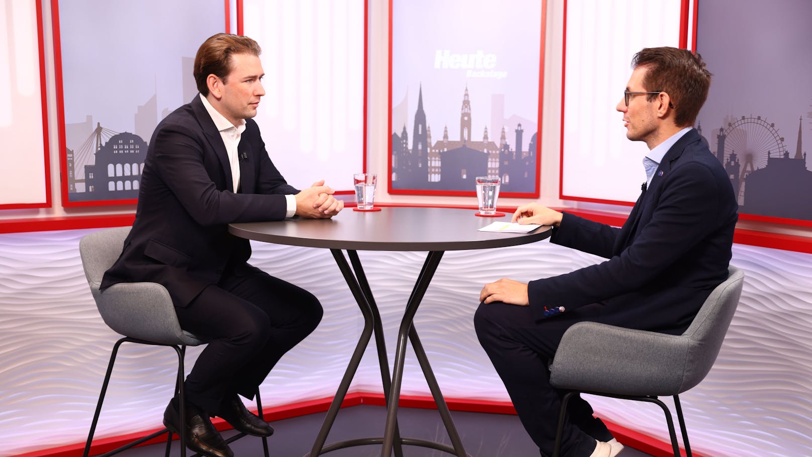 Ex-Kanzler Sebastian Kurz am Donnerstag im "Heute"-Talk.