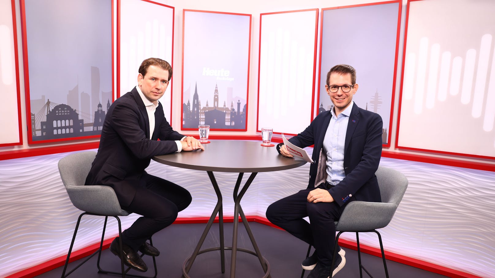 Ex-Kanzler Sebastian Kurz am Donnerstag im "Heute"-Talk.