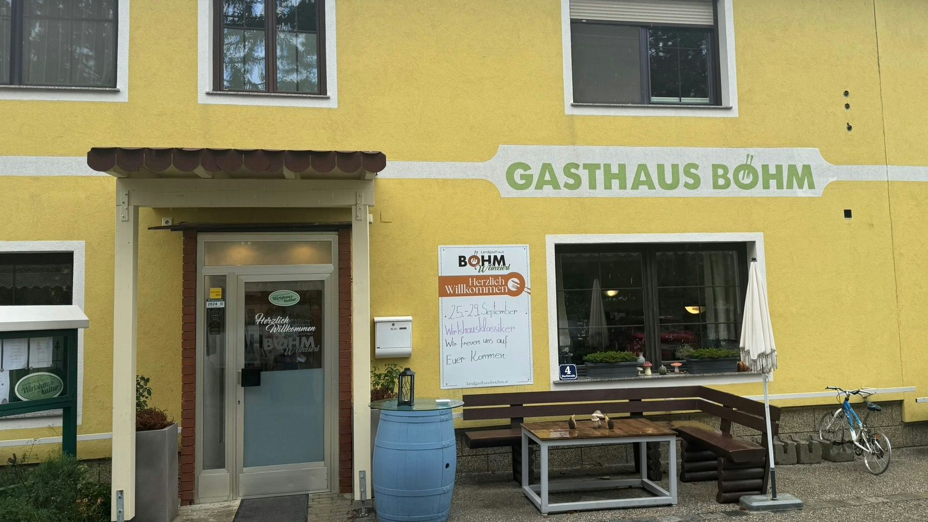 Das "Gasthaus Böhm" – ein herrliches Stillleben am Ende der Sackgasse