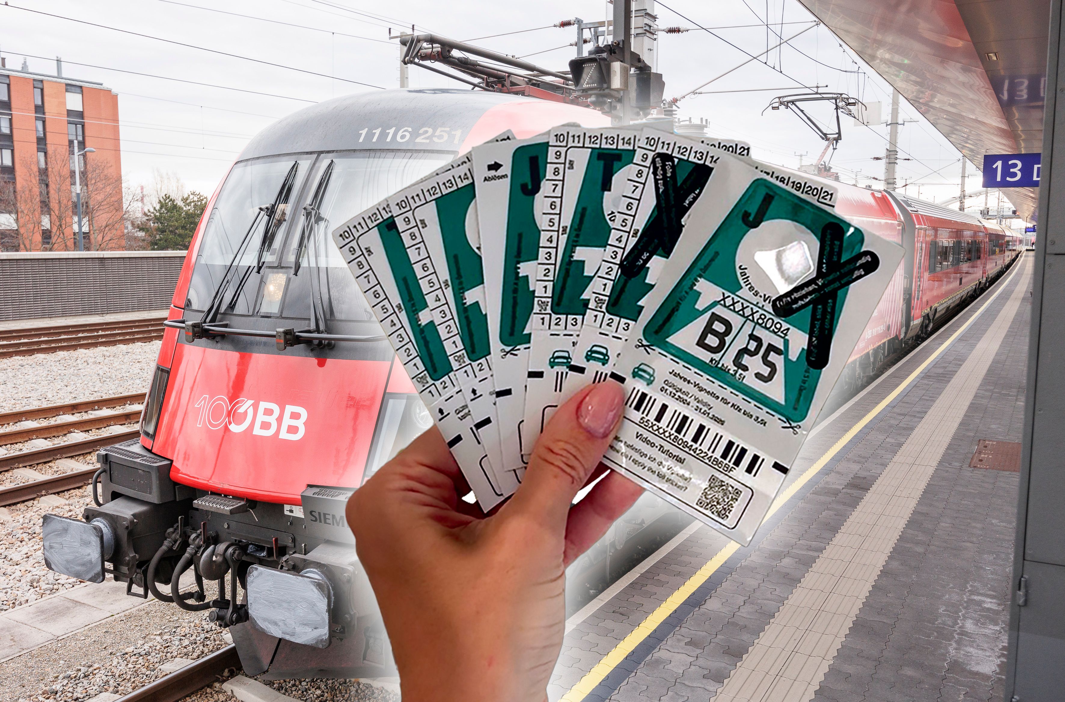 2025 werden Österreich-Klimatickets und Autobahn-Vignetten erheblich teurer.