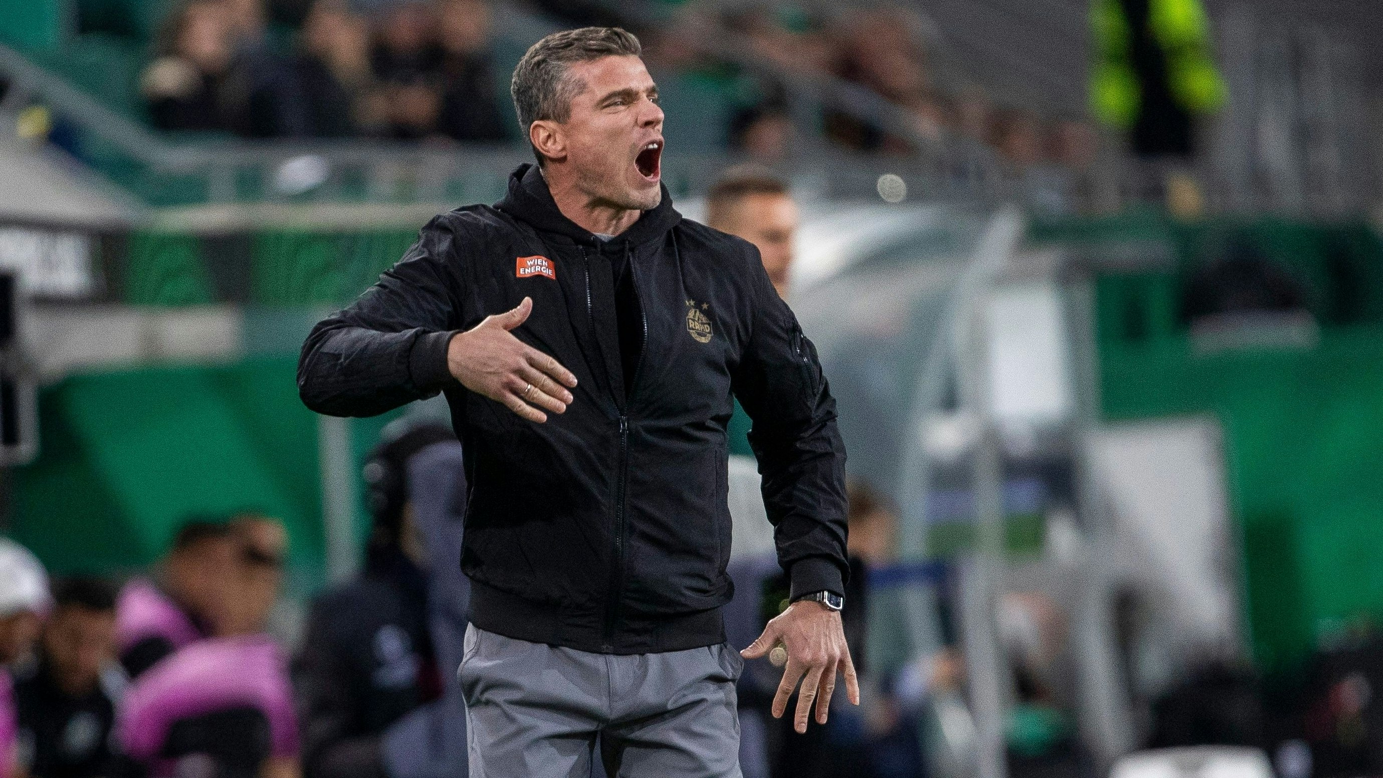 Rapid-Trainer Robert Klauß. 