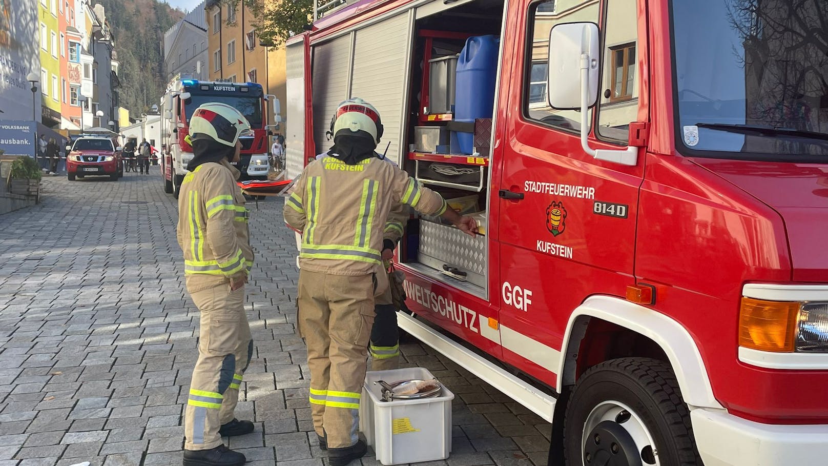 Am Donnerstag kam es in Kufstein zu einem Großeinsatz von Polizei und Feuerwehr. 