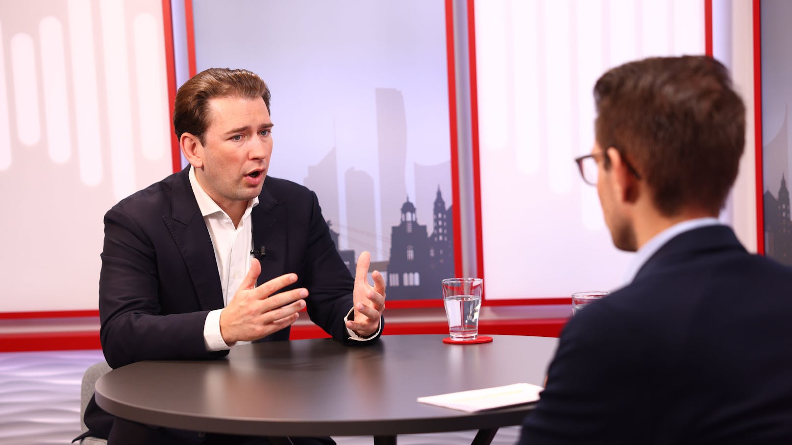 Ex-Kanzler Sebastian Kurz am Donnerstag im "Heute"-Talk.