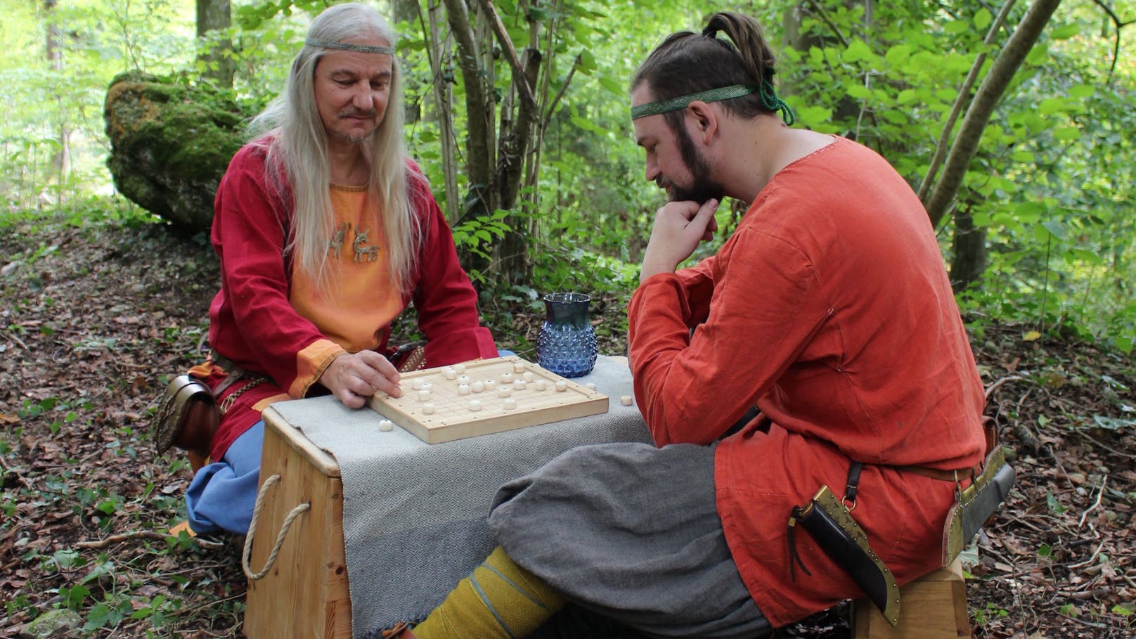 Spiele bei den Wikinger Tagen im MAMUZ Schloss Asparn/Zaya