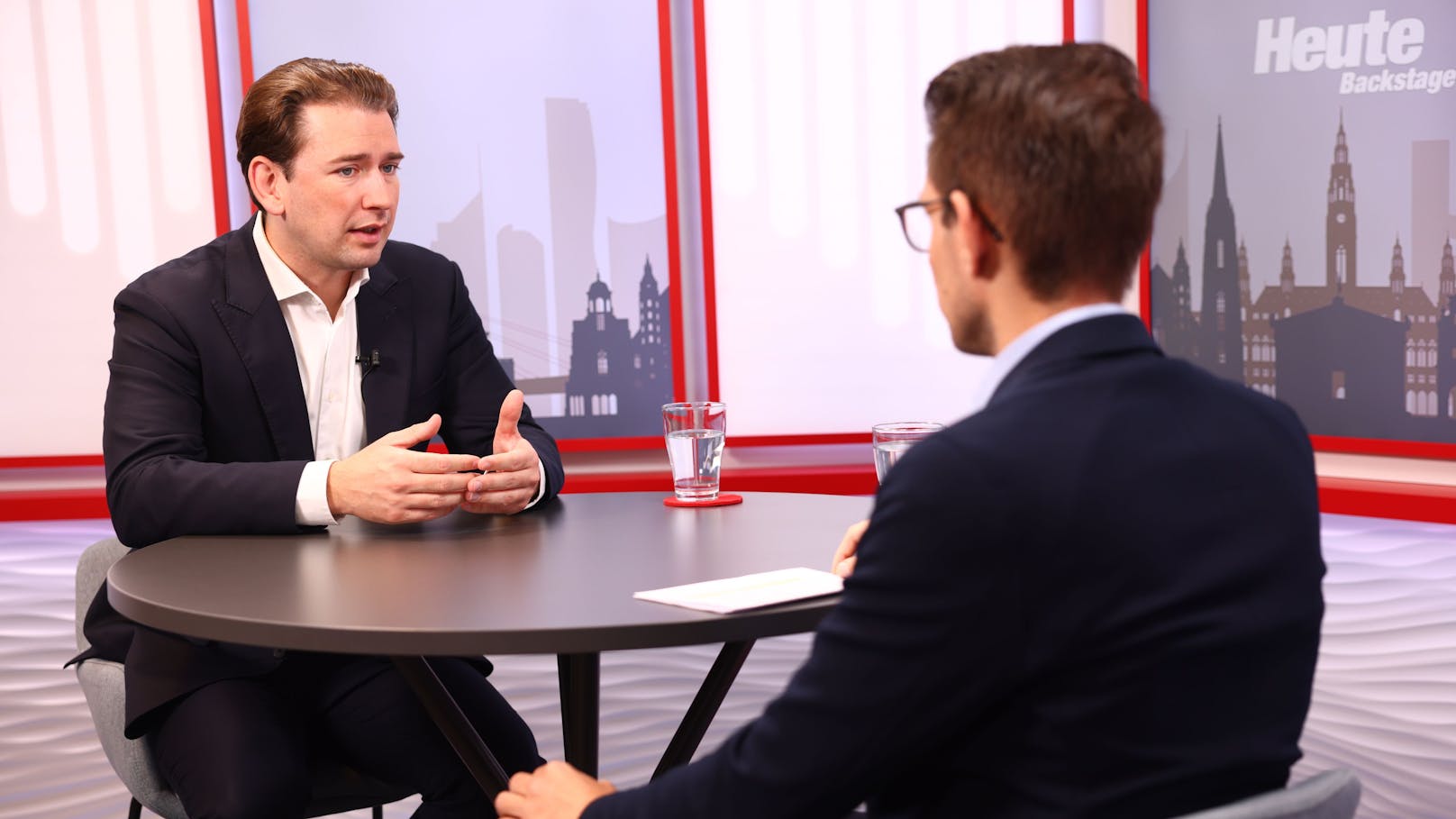 Ex-Kanzler Sebastian Kurz am Donnerstag im "Heute"-Talk.