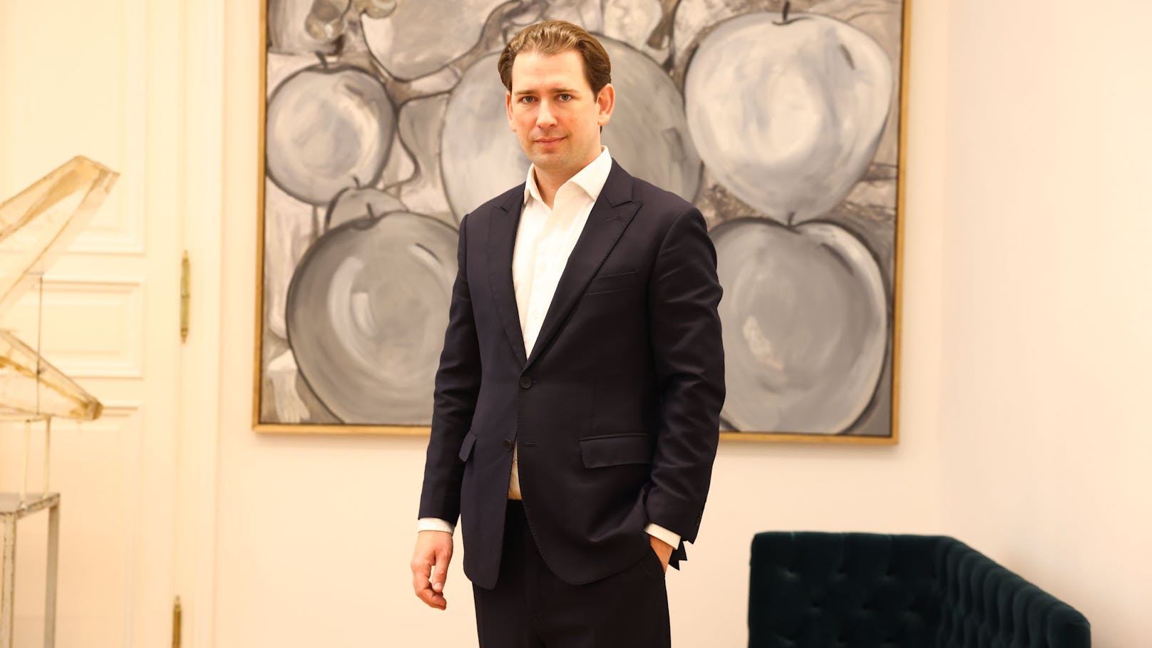 Ex-Kanzler Sebastian Kurz am Donnerstag im "Heute"-Talk.