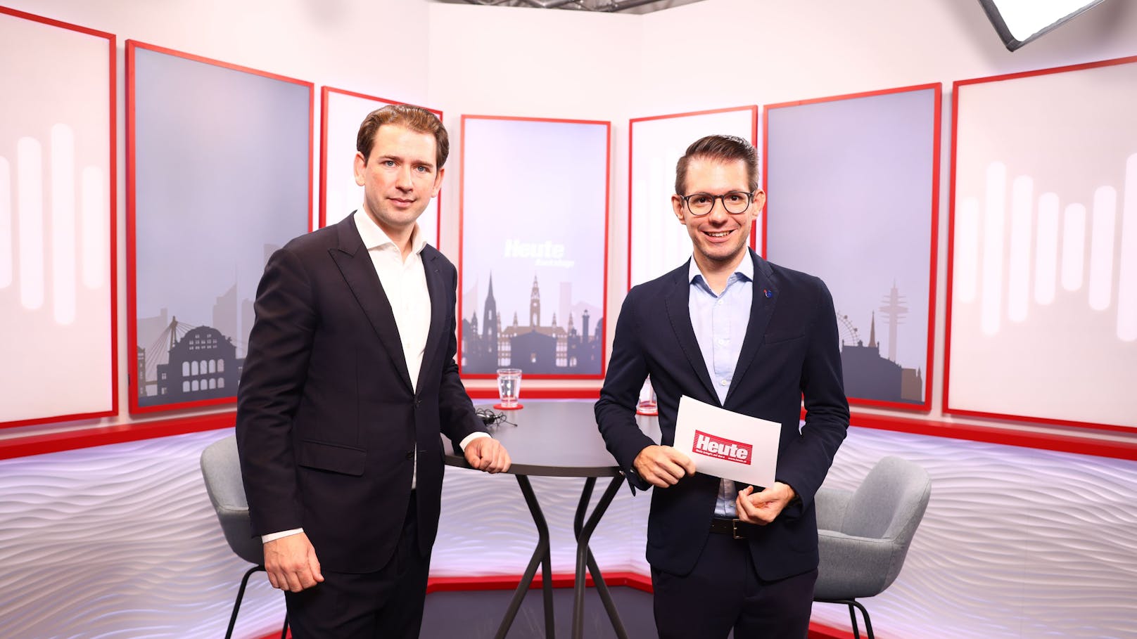 Ex-Kanzler Sebastian Kurz am Donnerstag im "Heute"-Talk.