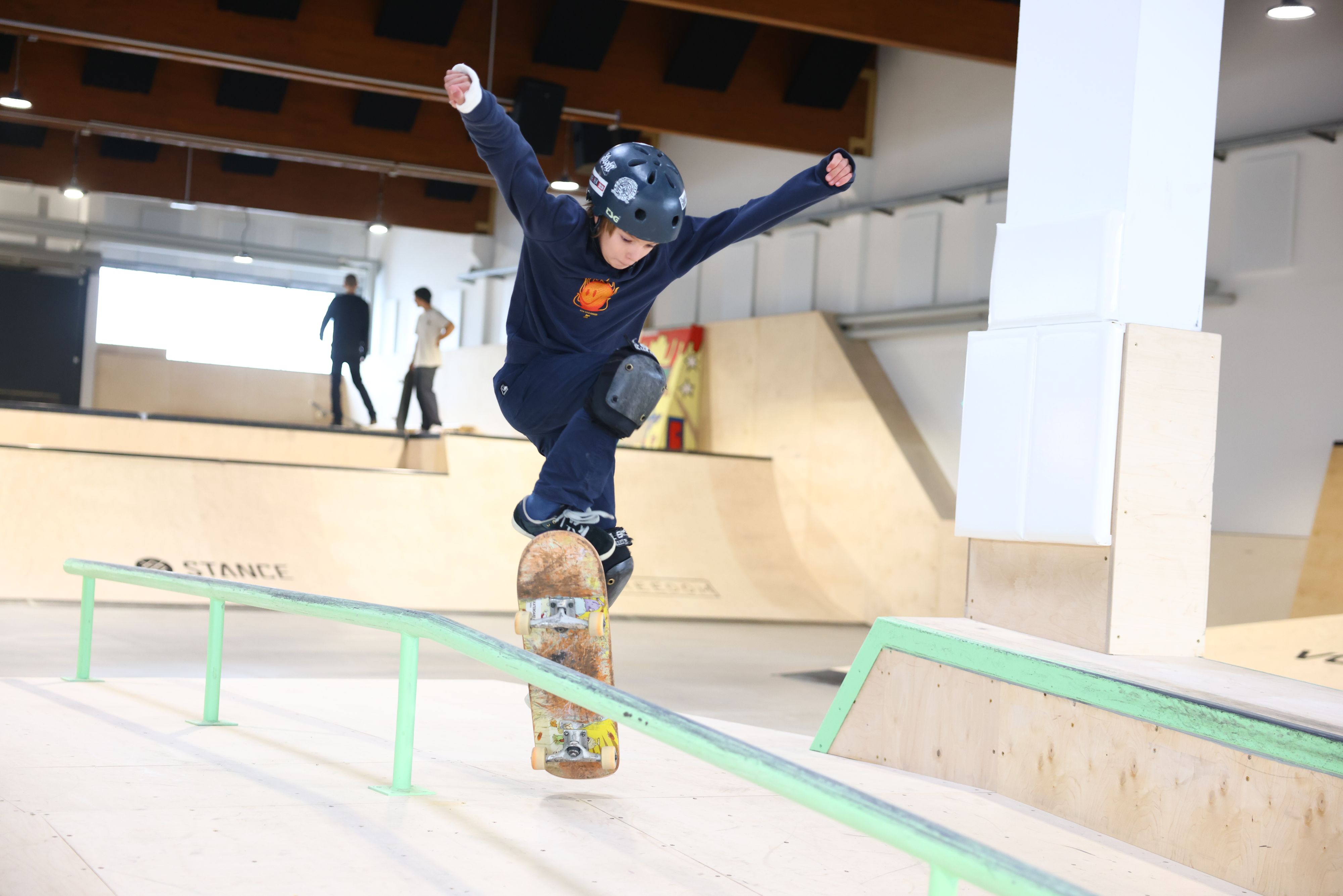 Die neue Skatehalle in Wien-Floridsdorf wurde nun eröffnet.