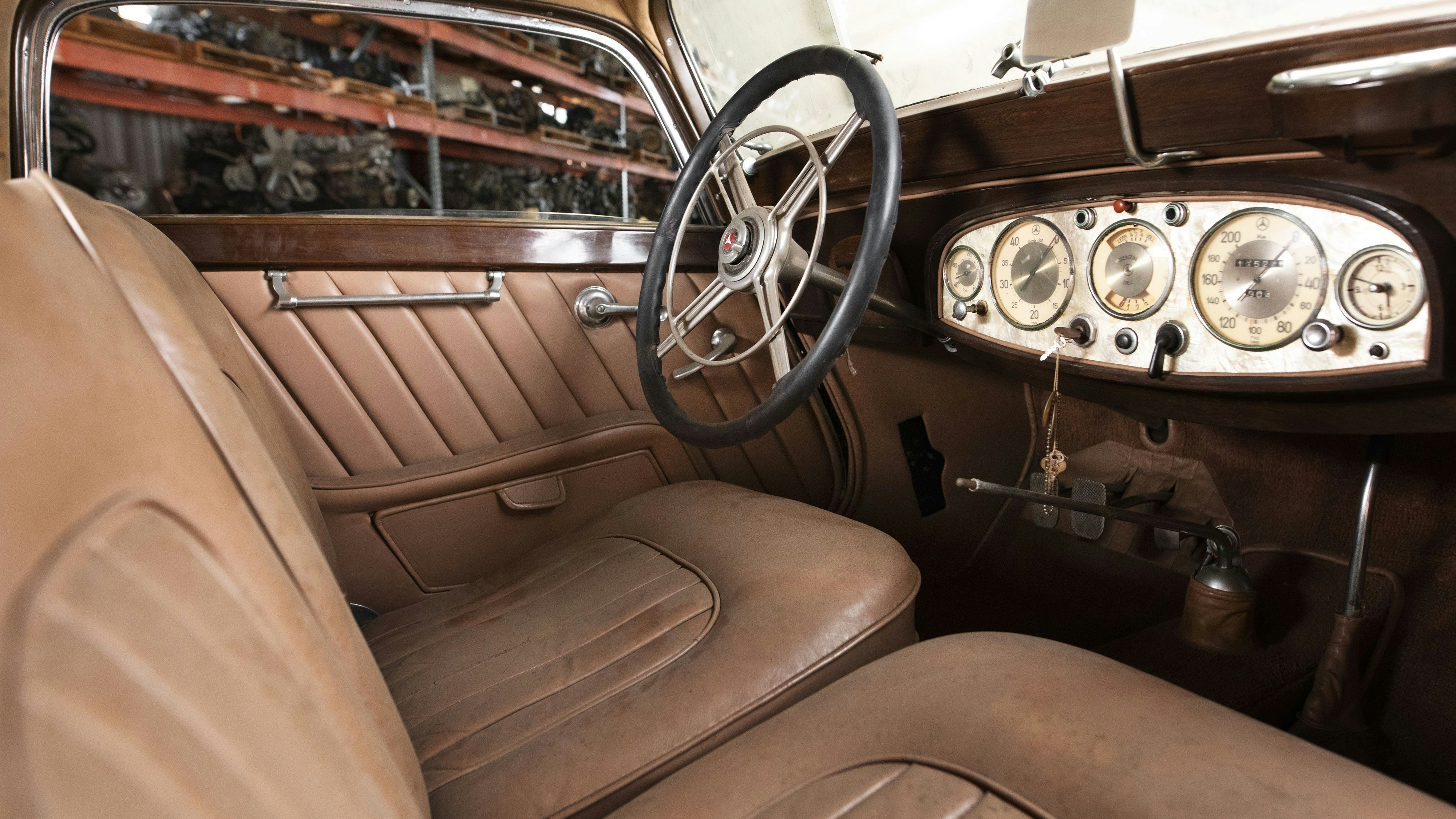 Der Wagen ist im Original-Erhaltungszustand von Ende der 1970er-Jahre