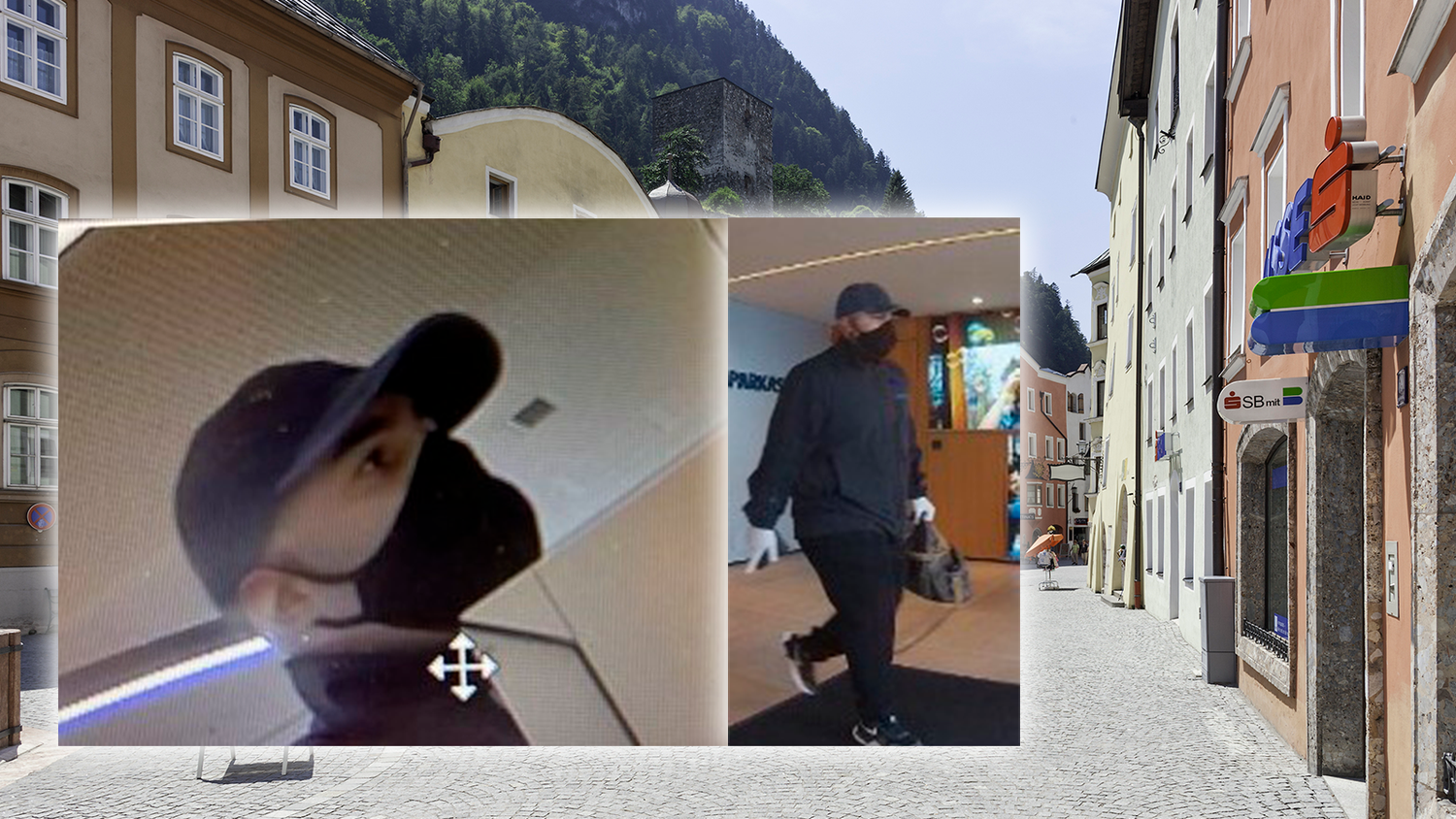 In Tirol kommt es nach einem Banküberfall zu einer Alarm-Fahndung.