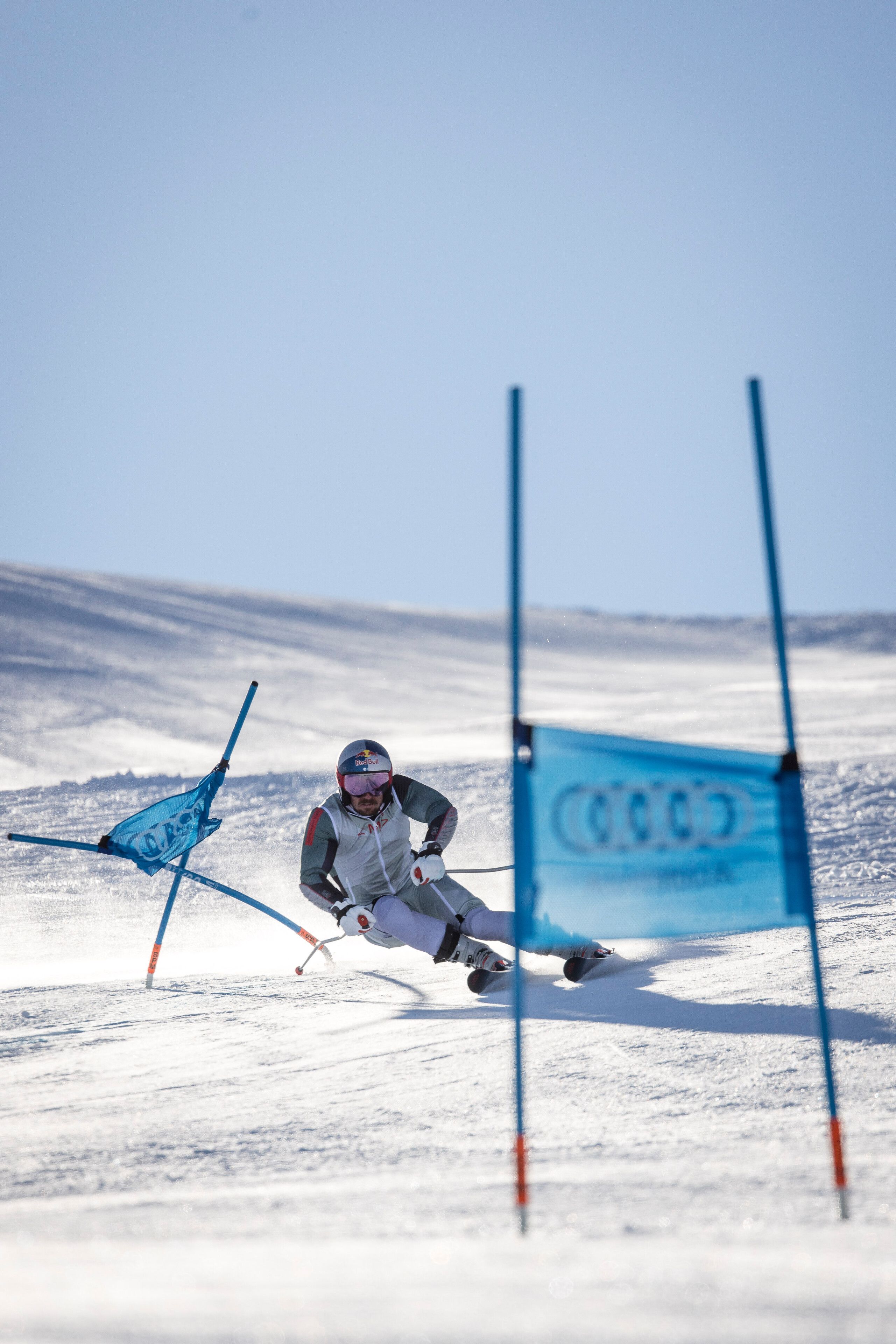 Ski-Star Marcel Hirscher beim Schneetraining in Neuseeland. 