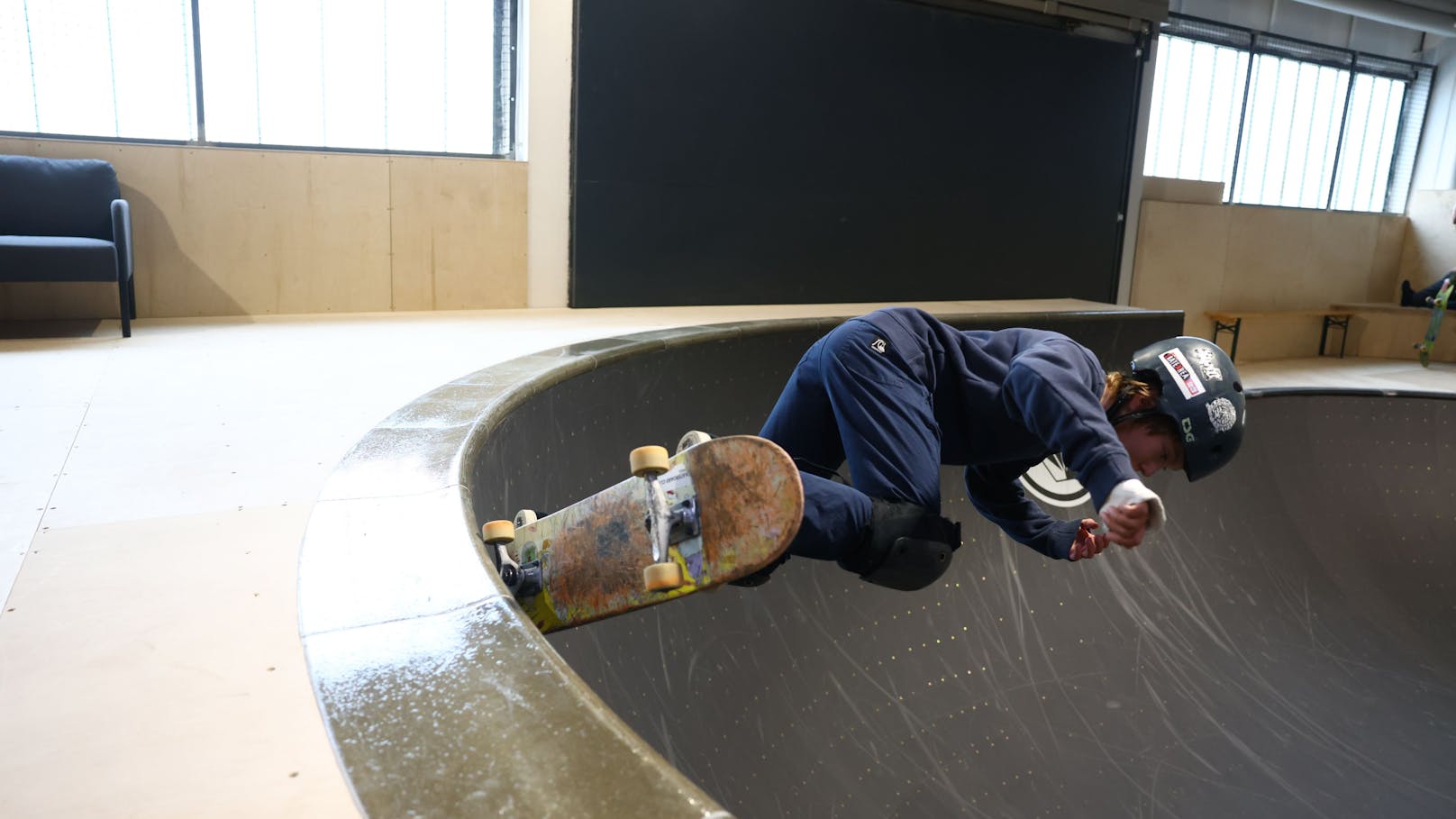 Die neue Skatehalle in Flordisdorf spielt alle Stückeln.