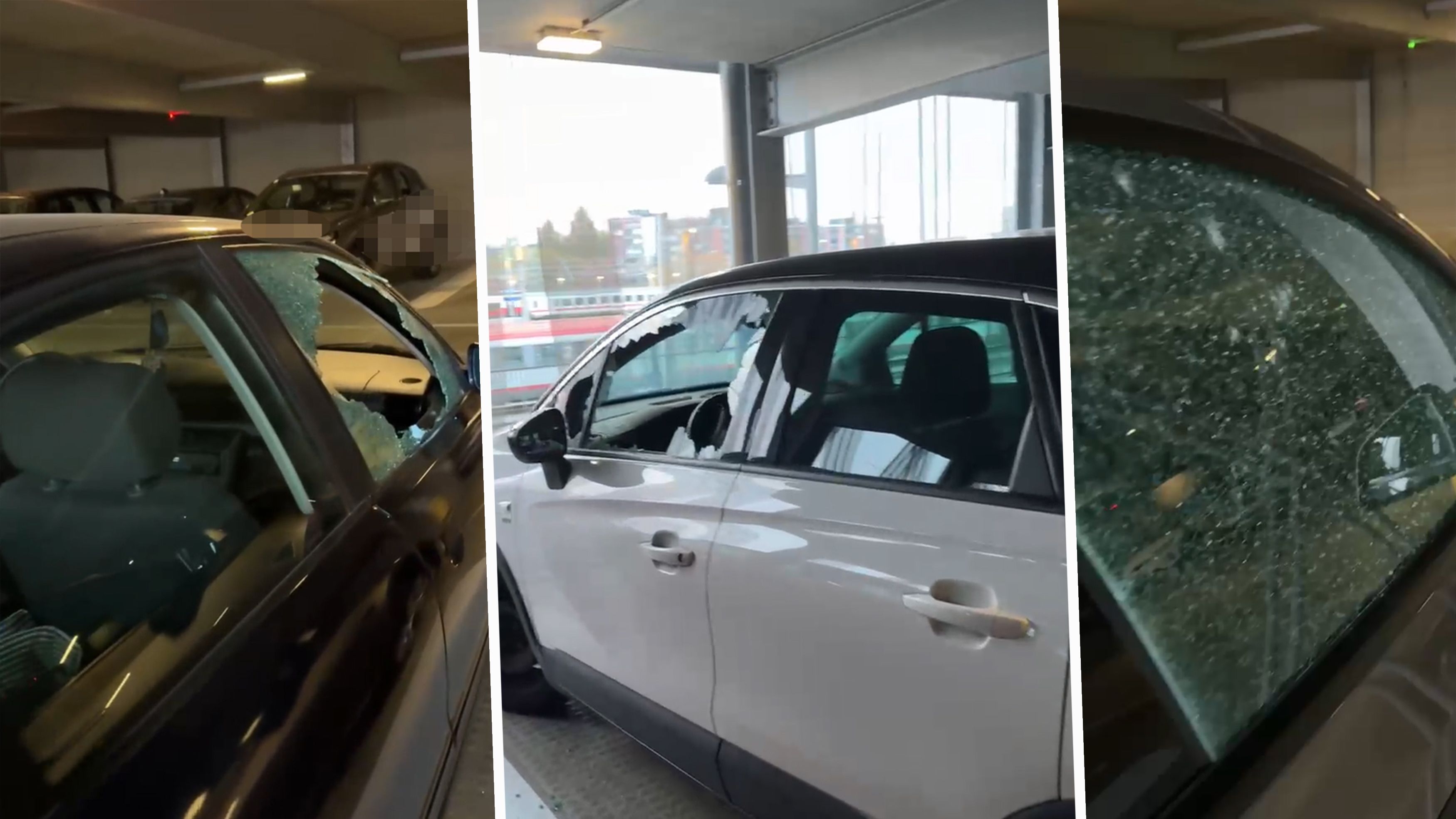 Unbekannte zogen in einer Wiener Garage eine Schneise der Verwüstung.