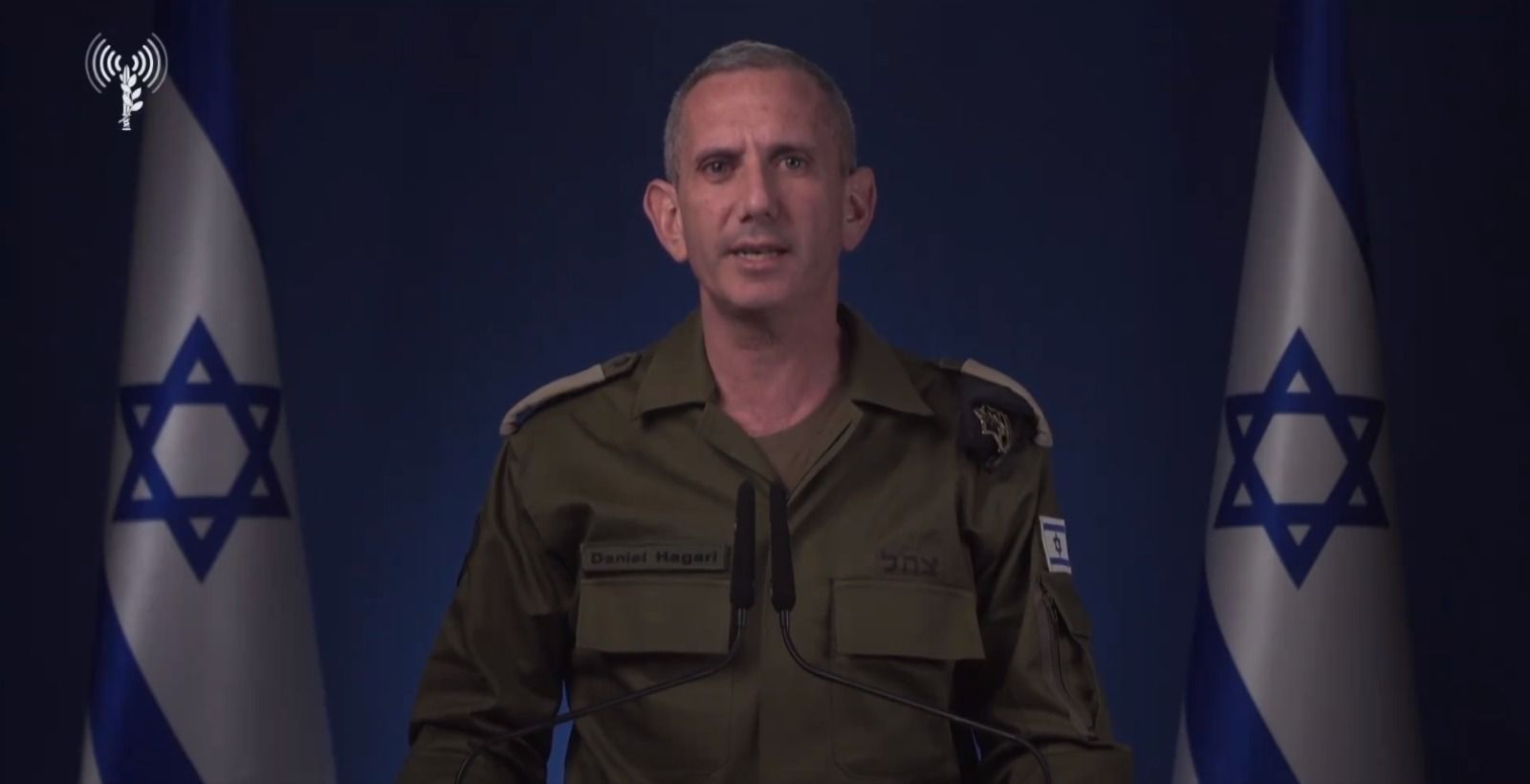 Israels Militärsprecher Daniel Hagari: 