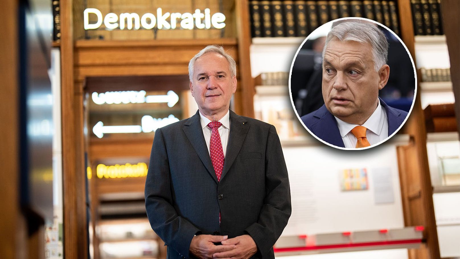 Orbán 1. Staatsgast von Parlaments-Präsident Rosenkranz