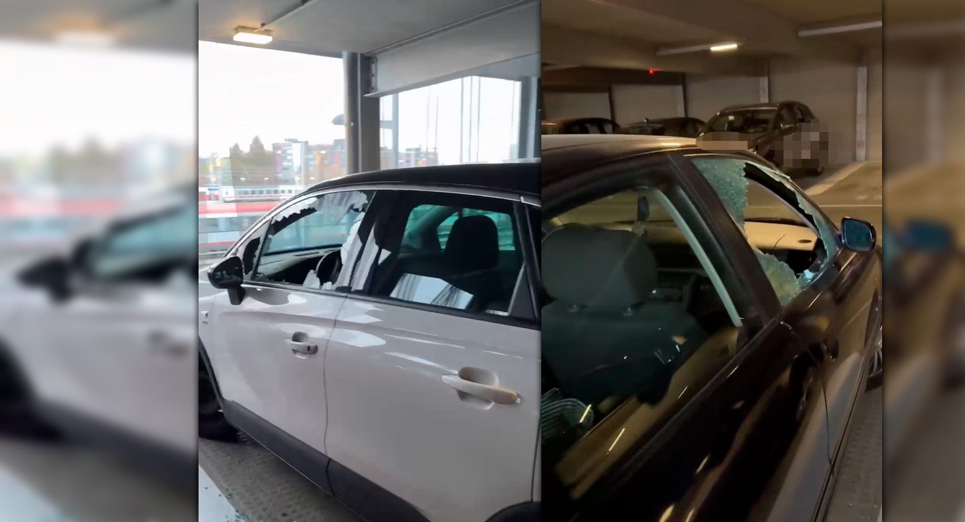 Insgesamt 44 Fahrzeuge wurden beschädigt. 