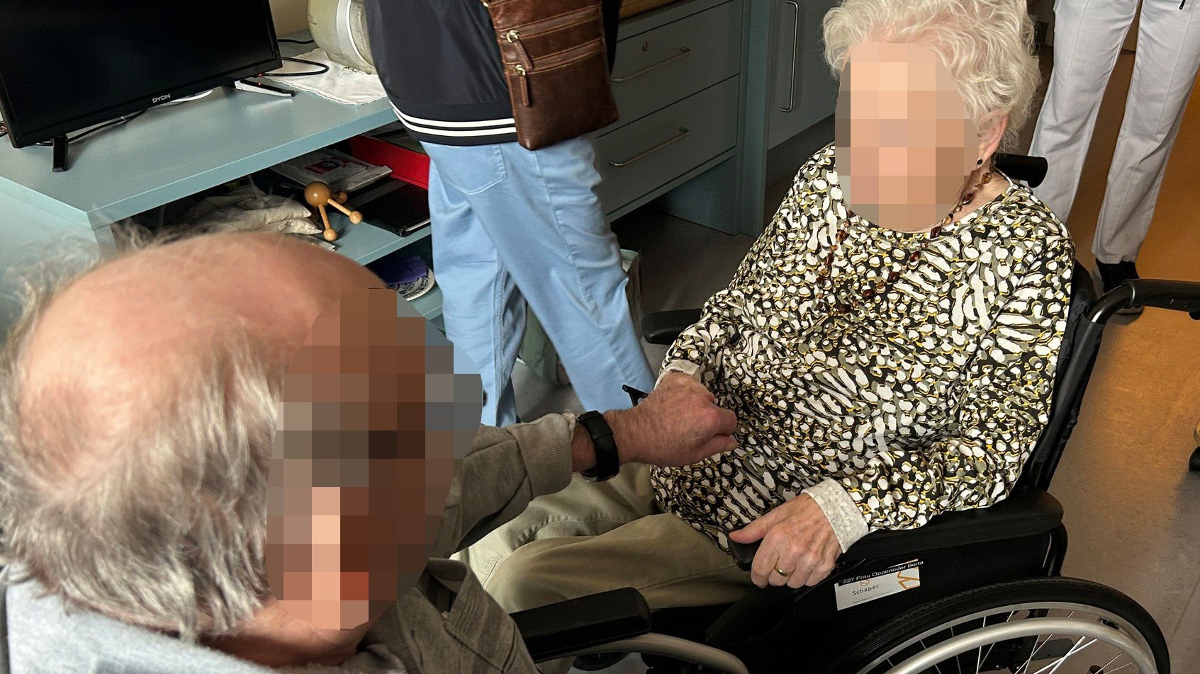 Dank den Rollenden Engeln konnte Alois noch einmal seine Schwester sehen.