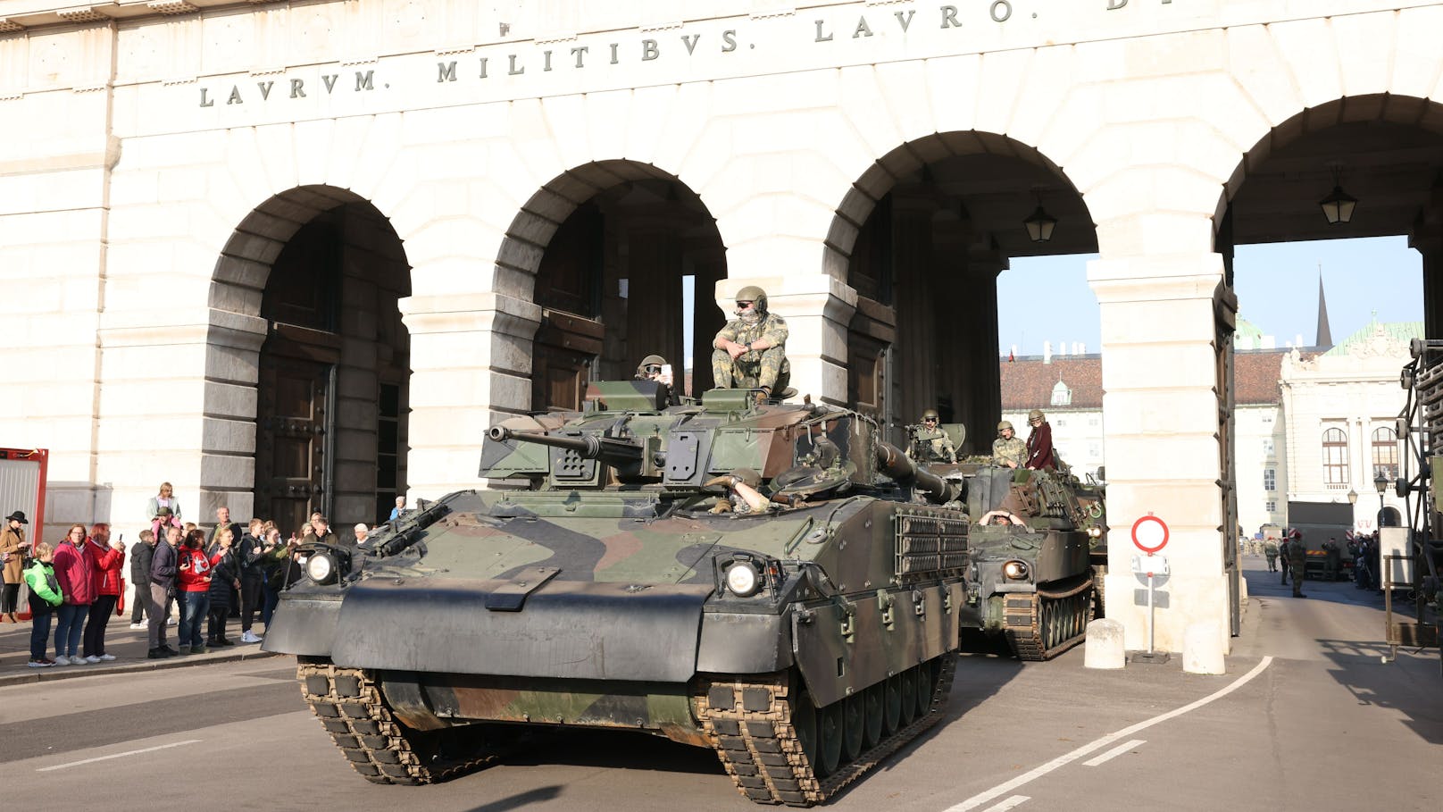 Die Panzer des Bundesheeren konnten in Action erlebt werden