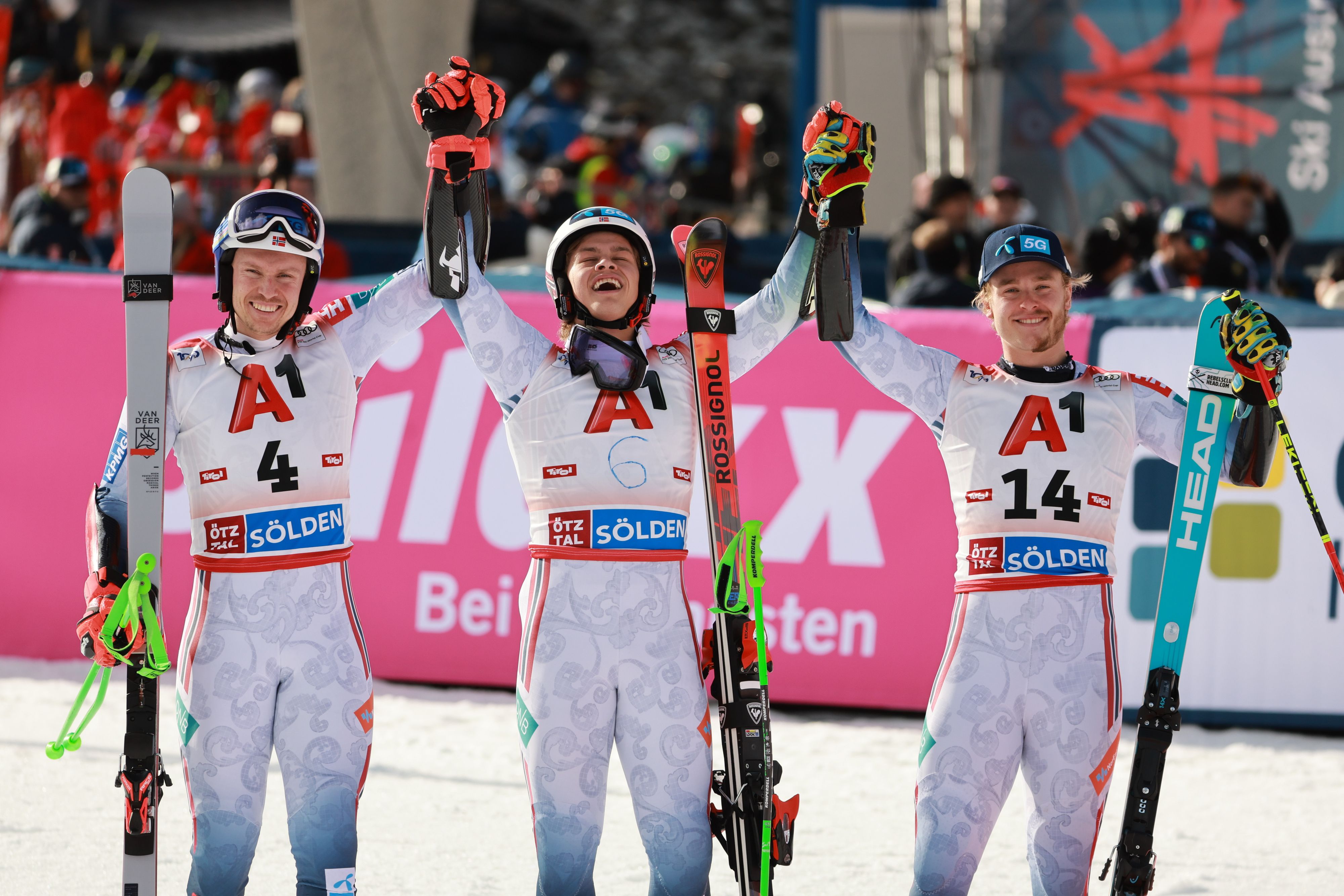 Das Podest in Sölden.