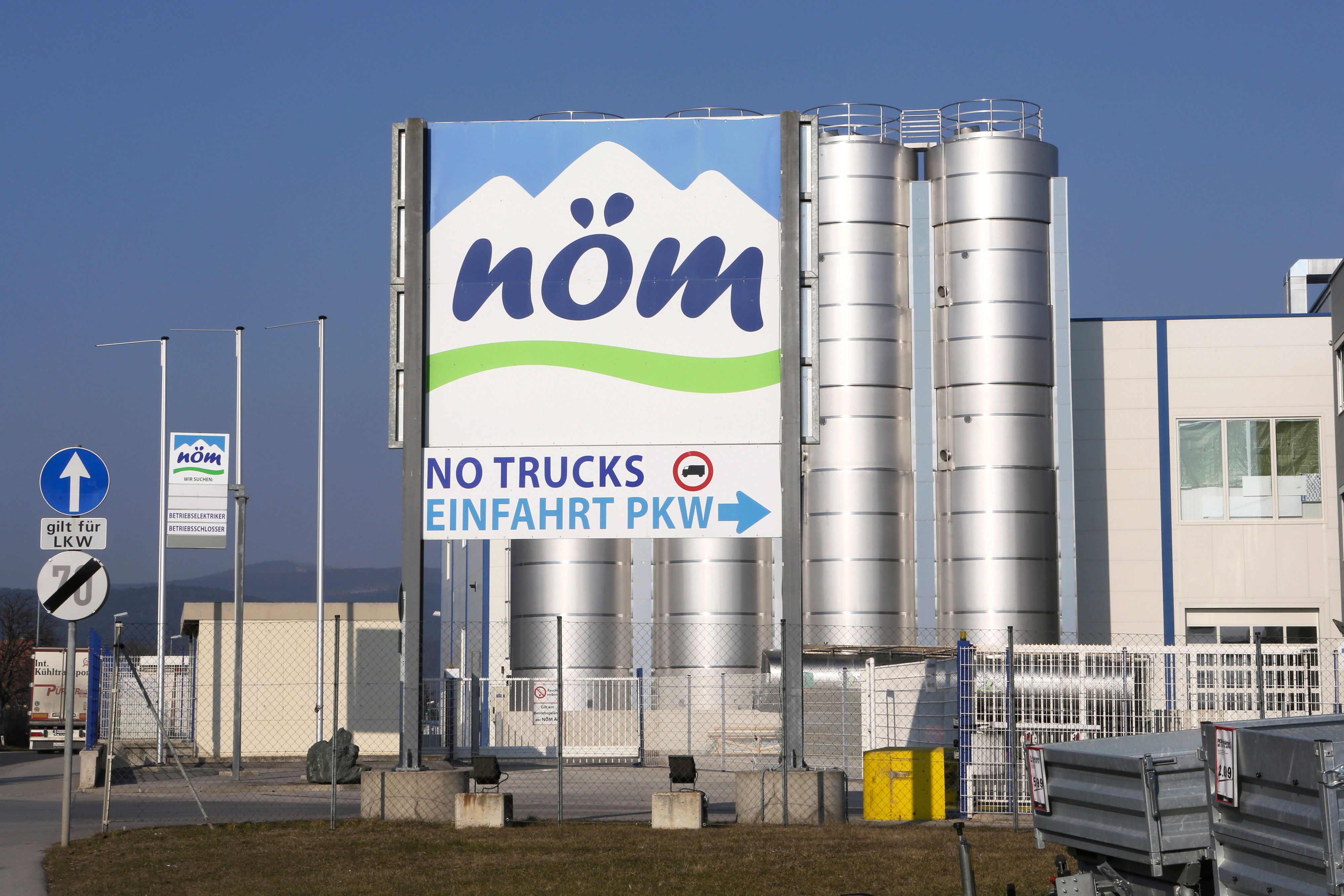 Die NÖM Niederösterreichische Molkerei in Baden bei Wien. Archivbild