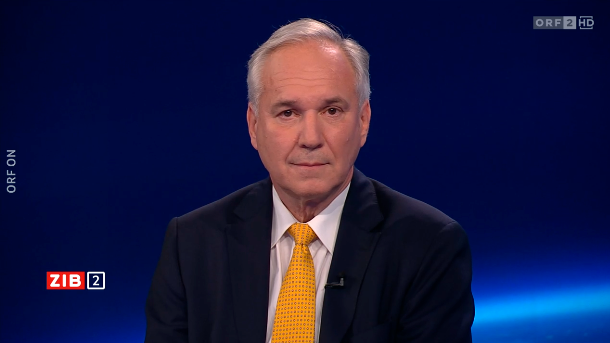 FPÖ-Nationalratspräsident Walter Rosenkranz in der ZIB2 am 27. Oktober 2024.