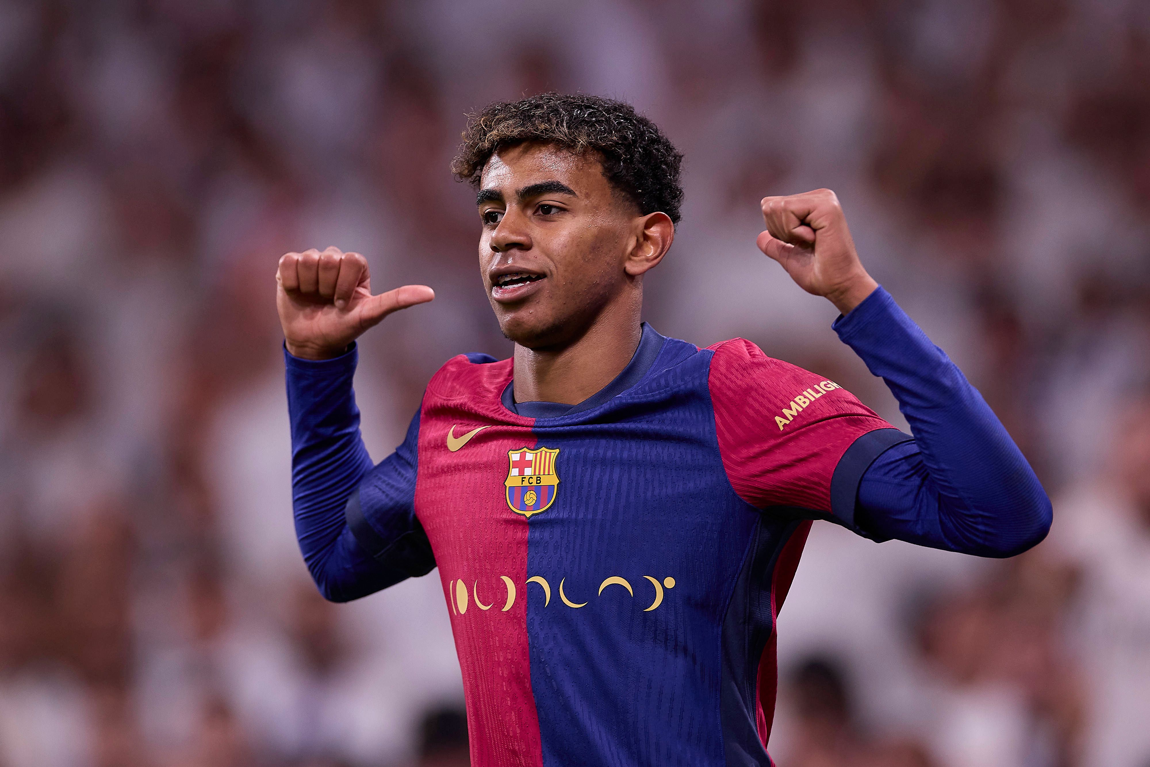 Lamine Yamal erzielte das 3:0 für Barca im Clasico gegen Real. 