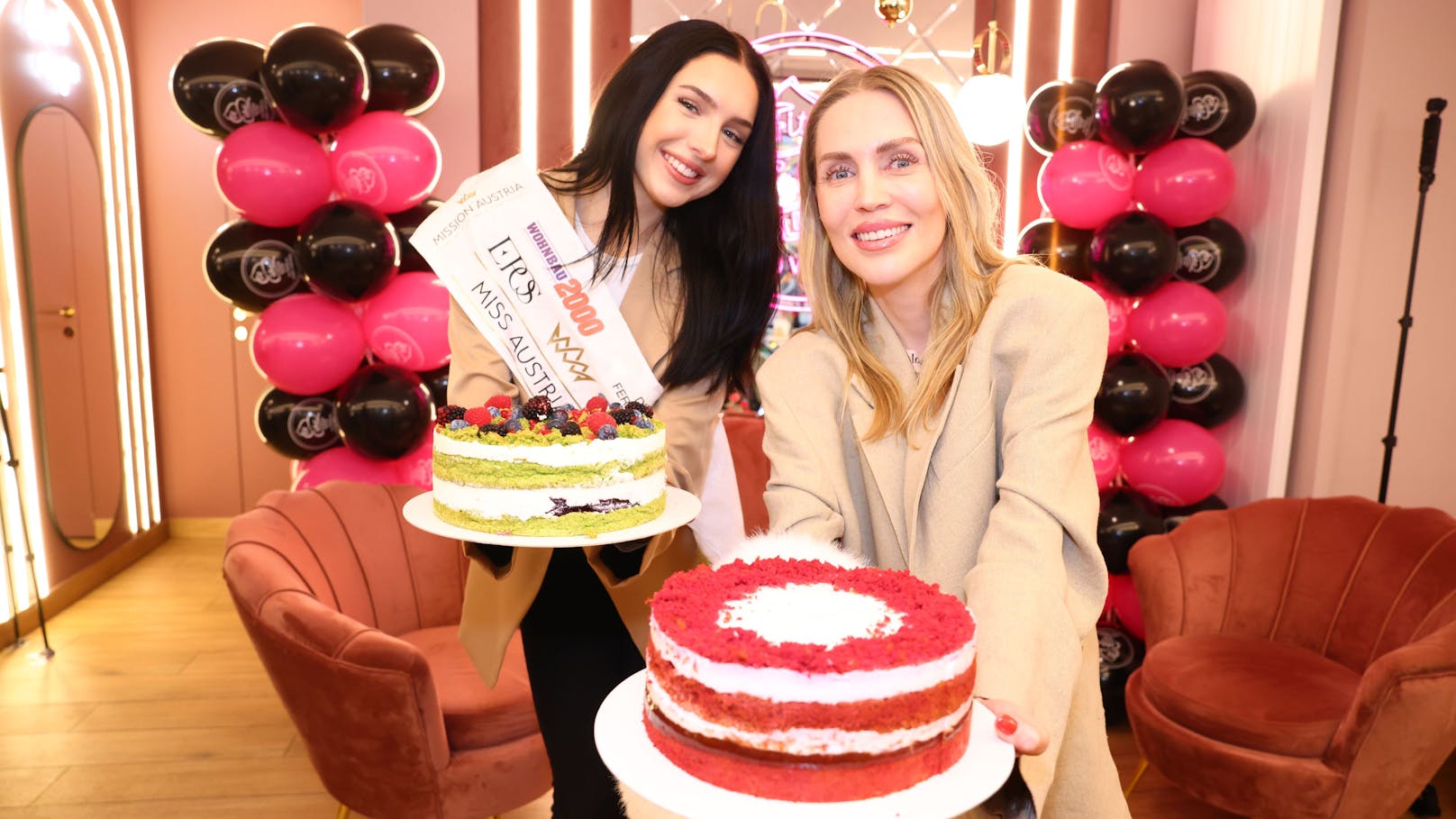 Kuchen ohne Reue für Leutgeb und "Miss Austria" Lucia