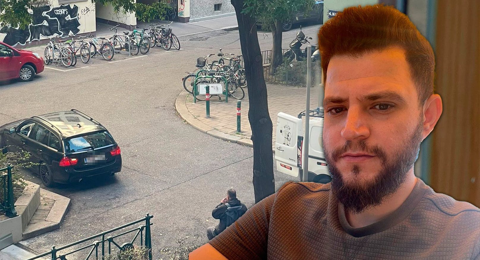 Omar (29) hat es satt: Er geht mittels Anzeigen gegen Falschparker vor.