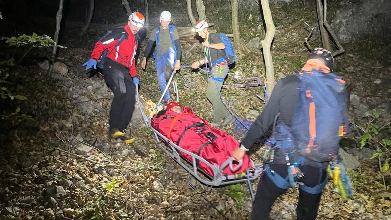 Einsatz für die Bergrettung im Rax-Schneeberg-Gebiet