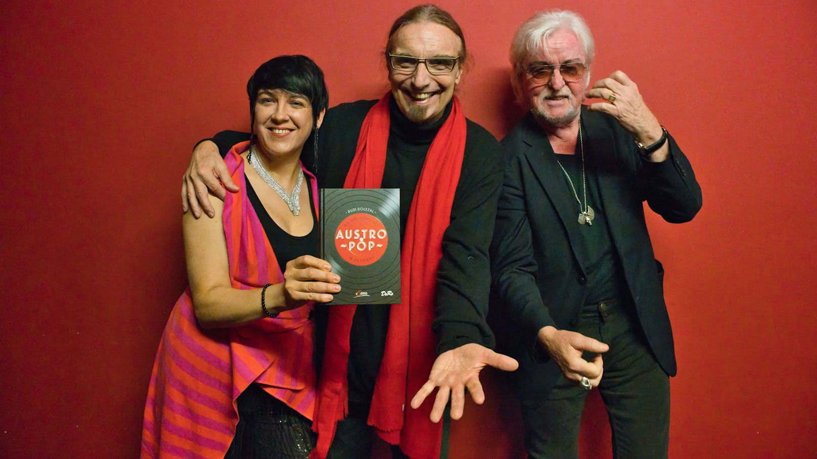 Sabina Hank, Rudi Dolezal und Reinhold Bilgeri