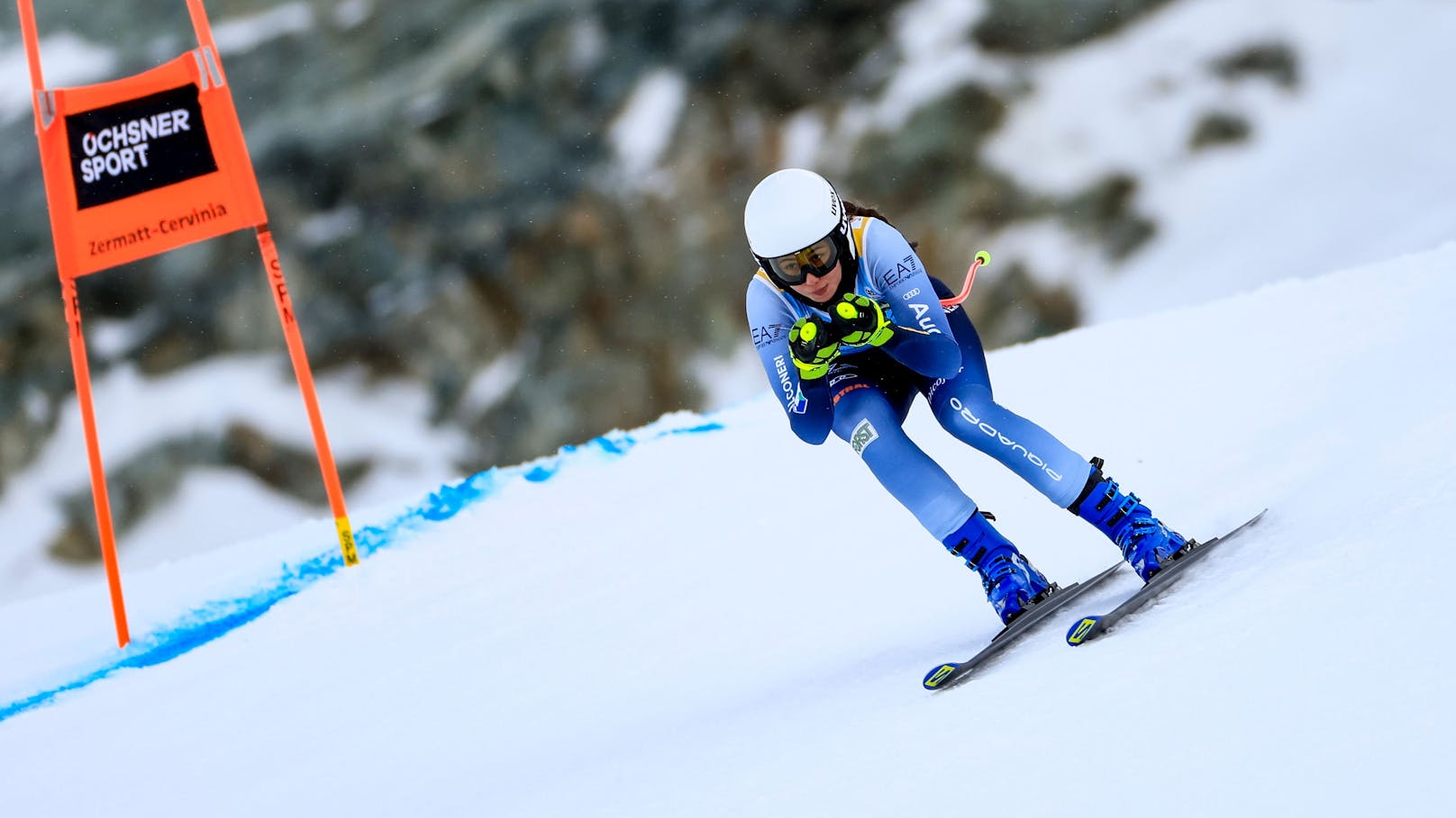 Ski-Supertalent nach schwerem Crash mit Heli ins Spital