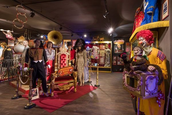 Im Circus- und Clownmuseum werden die Ängste des Publikums bedient