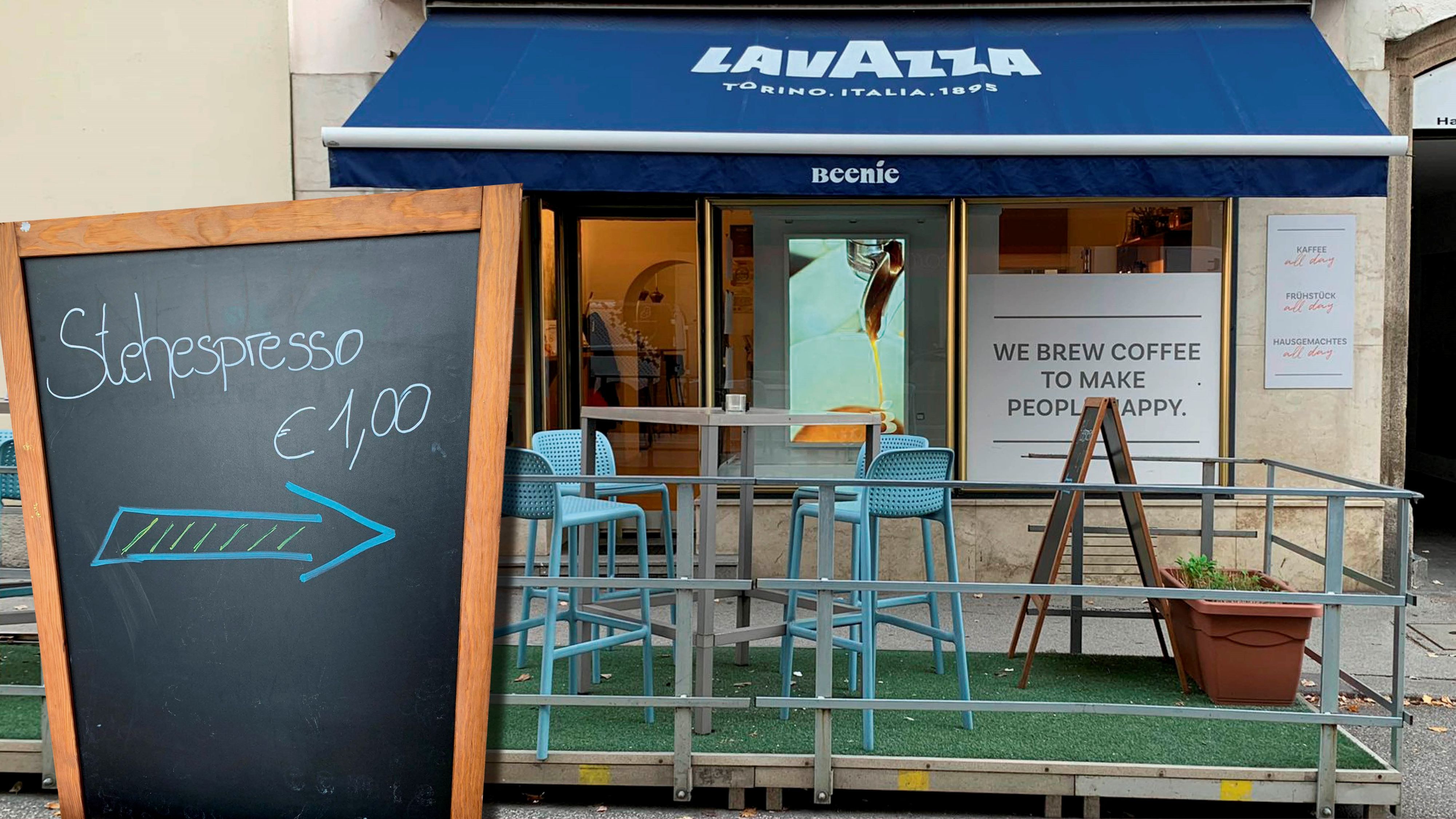 Ein Linzer Kaffeehaus verlangt für einen Espresso nur 1 Euro.