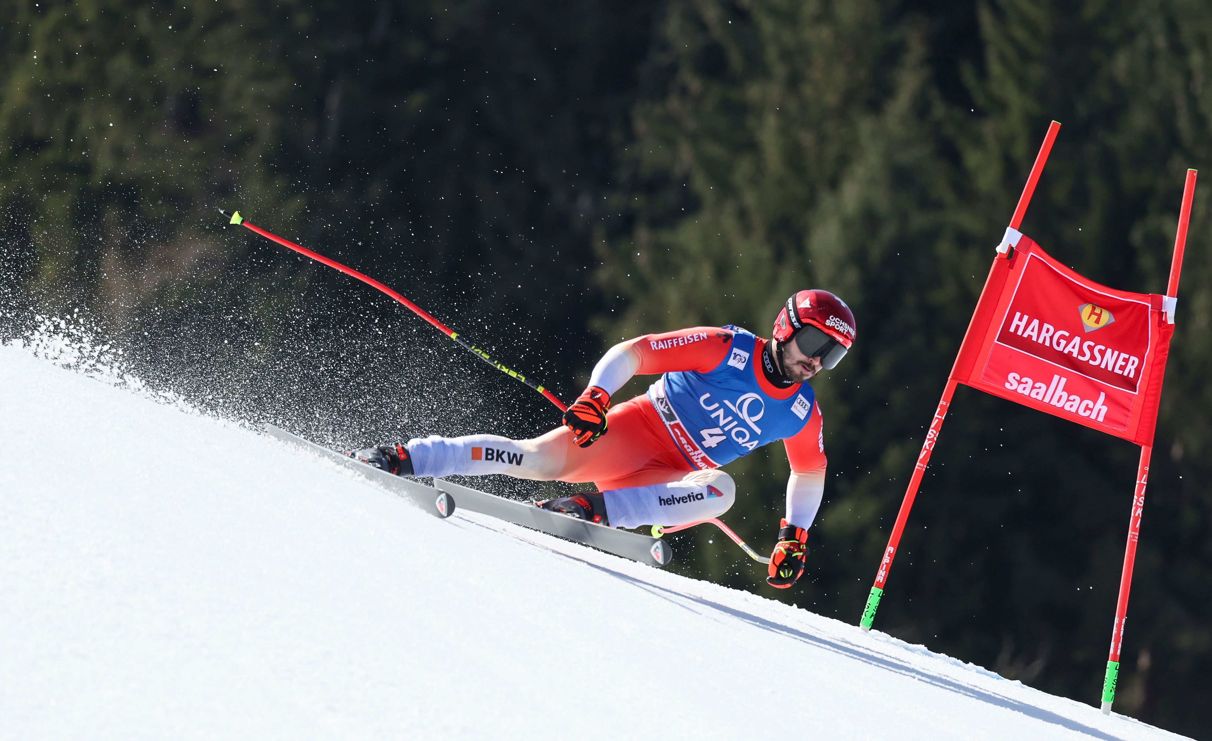 Loic Meillard musste auf seinen Einsatz in Sölden verzichten.