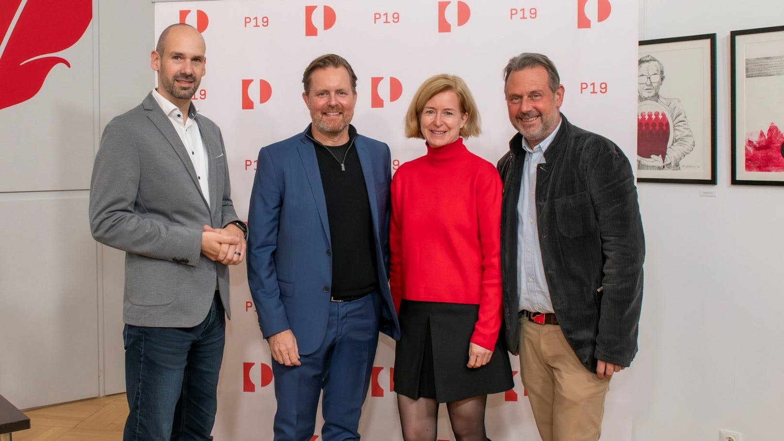 Martin Sprengseis (bluesource, P19), Fredrik Neumann (Worldpay), Birgit Kraft-Kinz (Kraftkinz, P19) und Roland Toch (P19) präsentierten die Studienergebnisse.