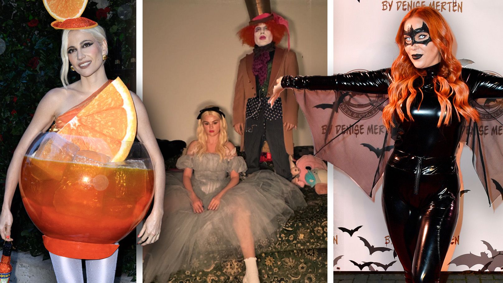 Pixie Lott, Selena Gomez und Tara Tabitha feiern jetzt schon Halloween.
