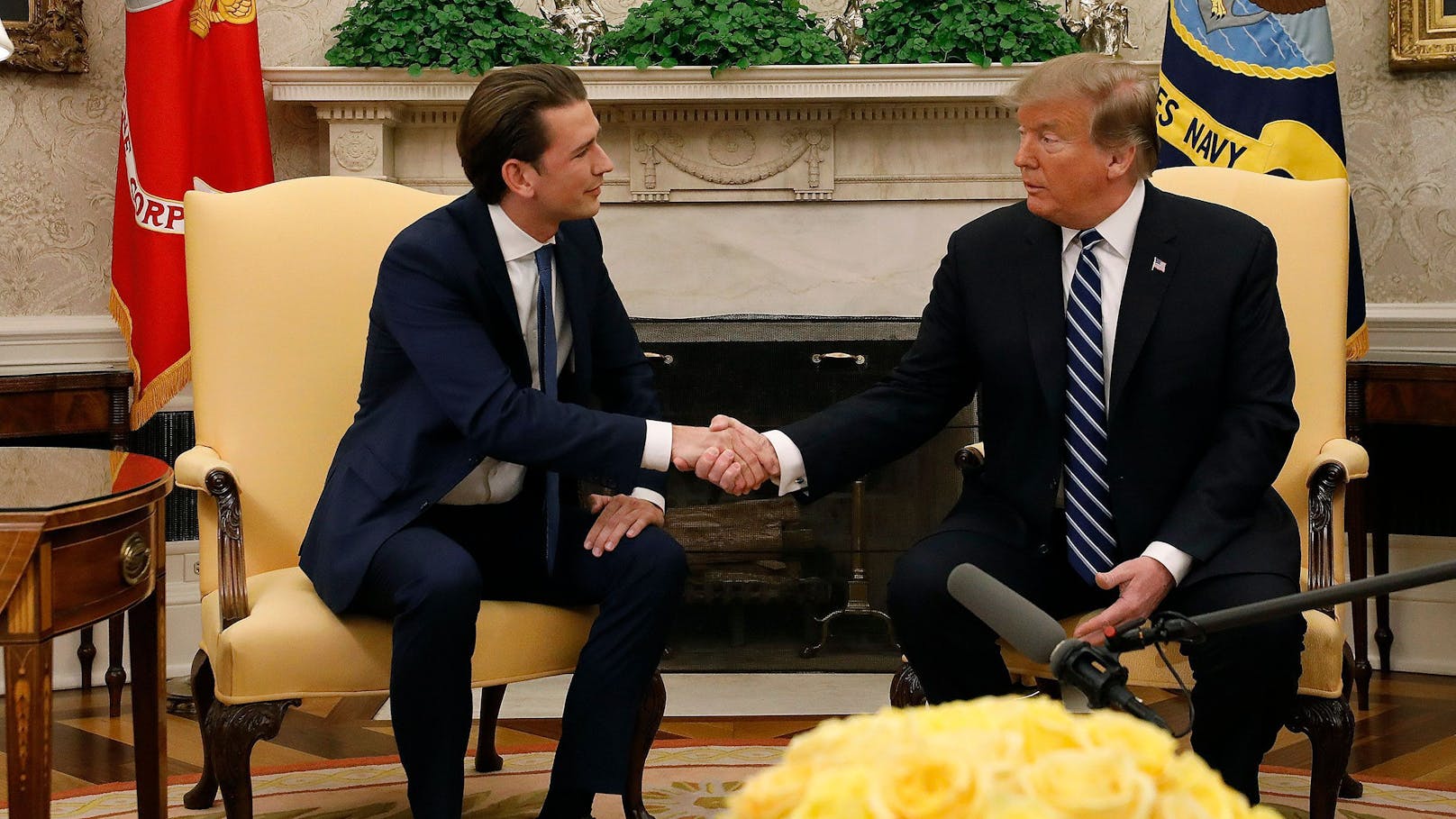 Sebastian Kurz 2019 im Oval Office