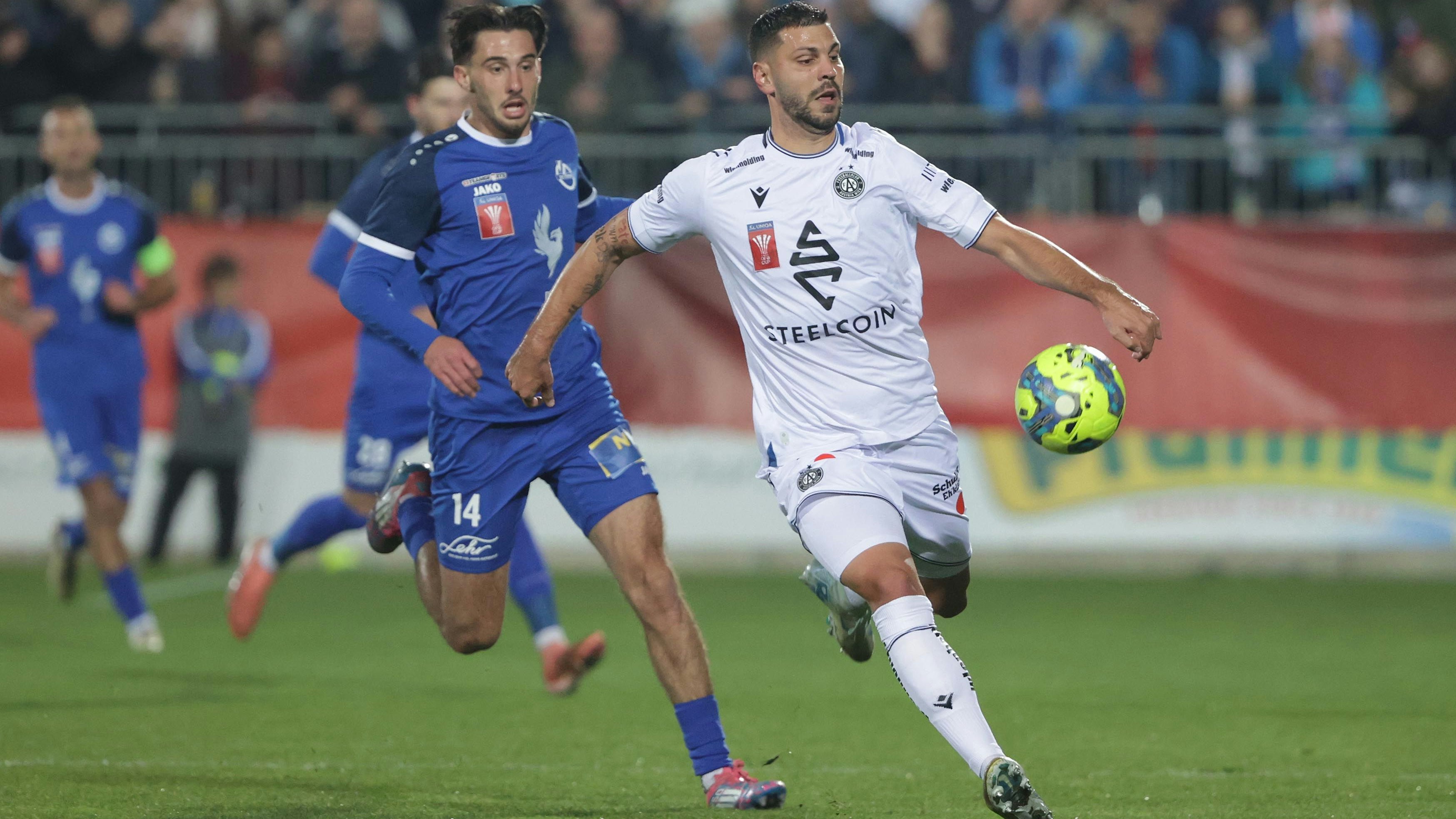 Die Cup-Partie gegen Horn war ein hartes Stück Arbeit für Aleksander Dragovic und Co.