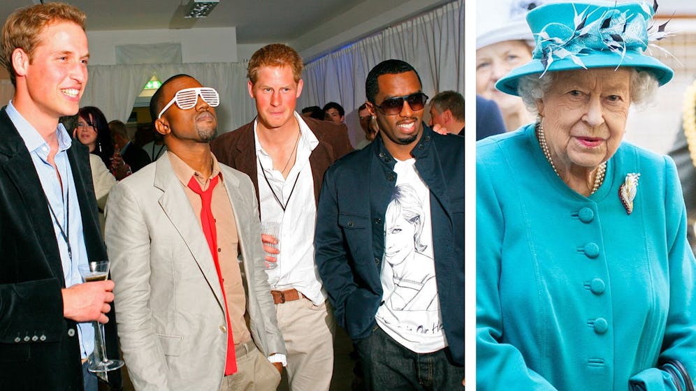 Er lud Harry & William ein – Wollte König sein! Diddy hatte es auf Queen abgesehen | Heute.at