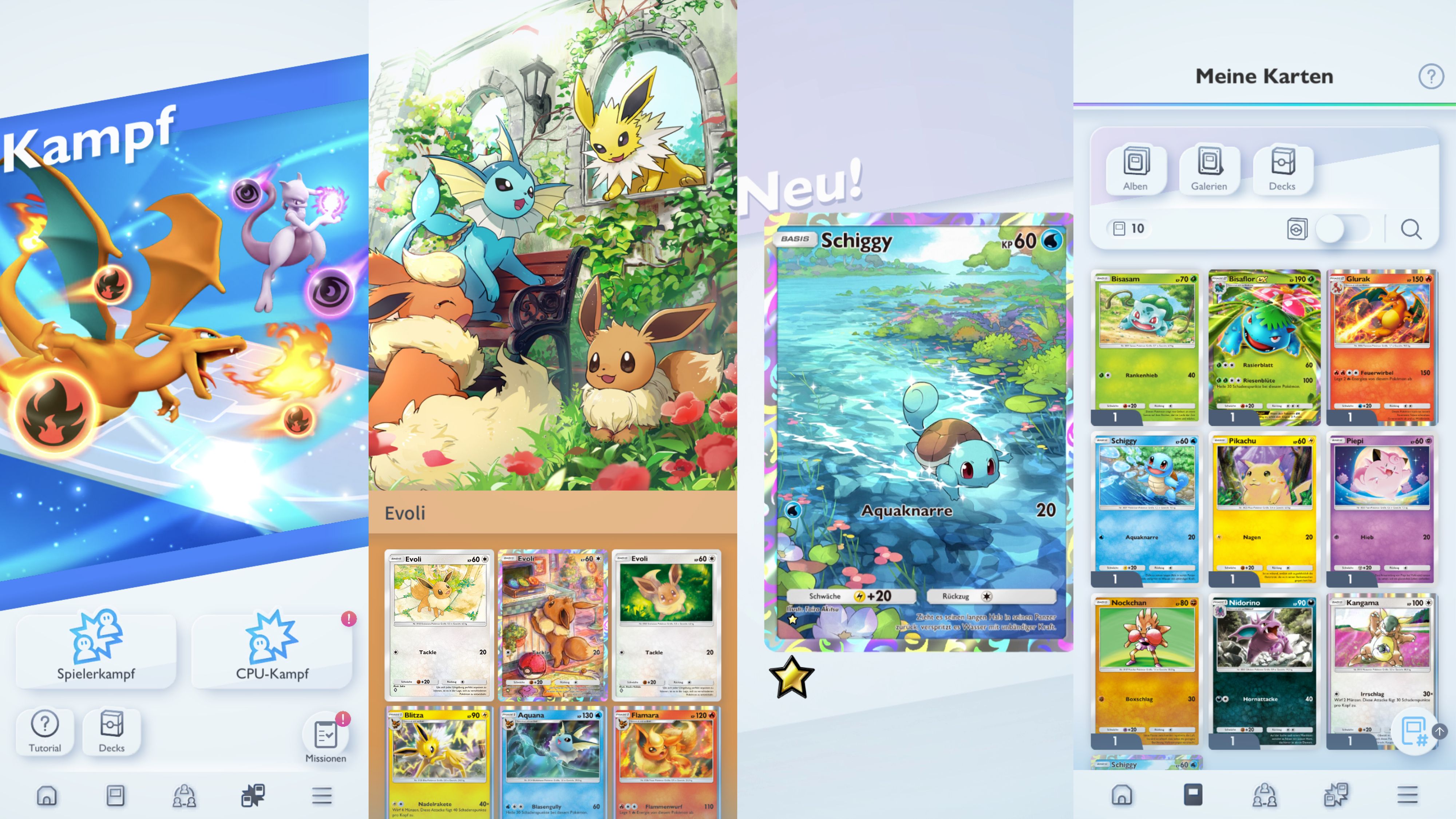 Packs öffnen, Karten sammeln, kämpfen: Das 