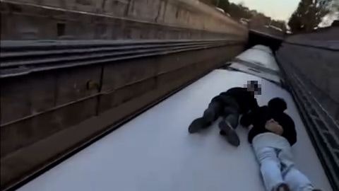 Die Momente vor dem fatalen Unfall.