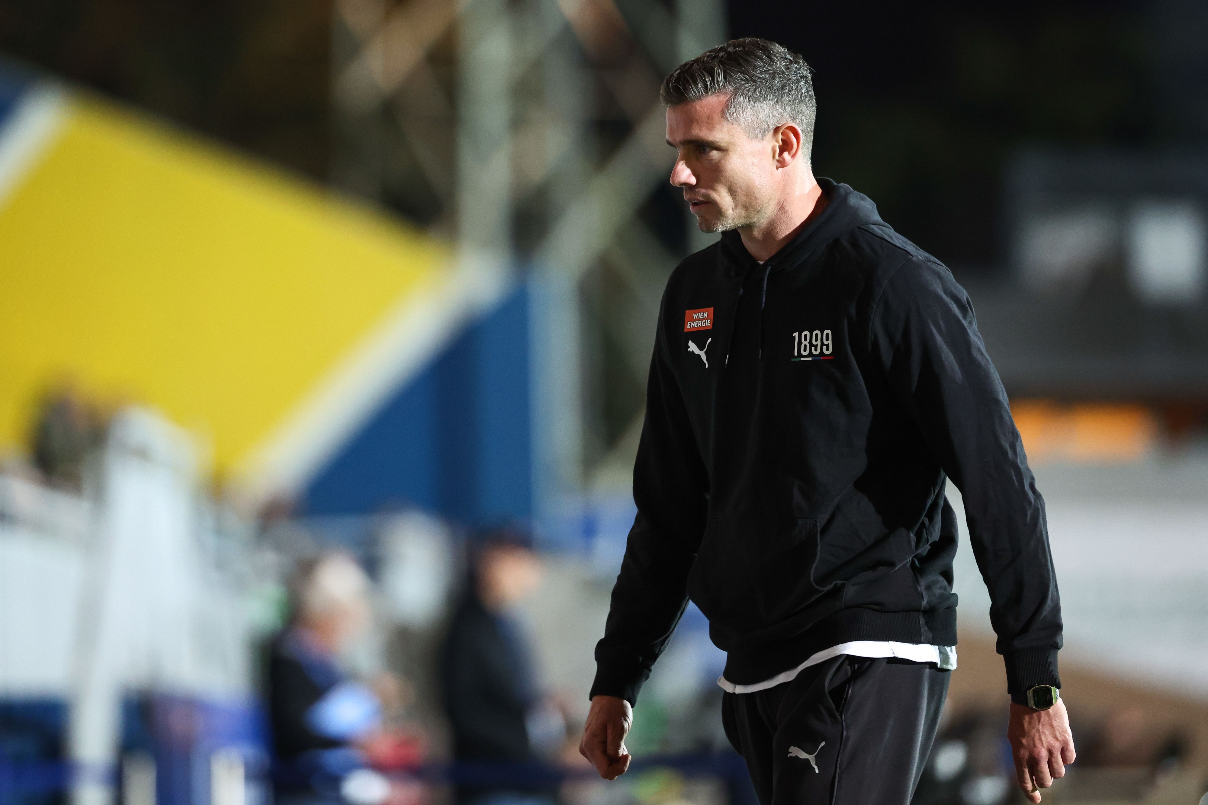 Rapid-Coach Klauß war nach der Cup-Niederlage bedient.