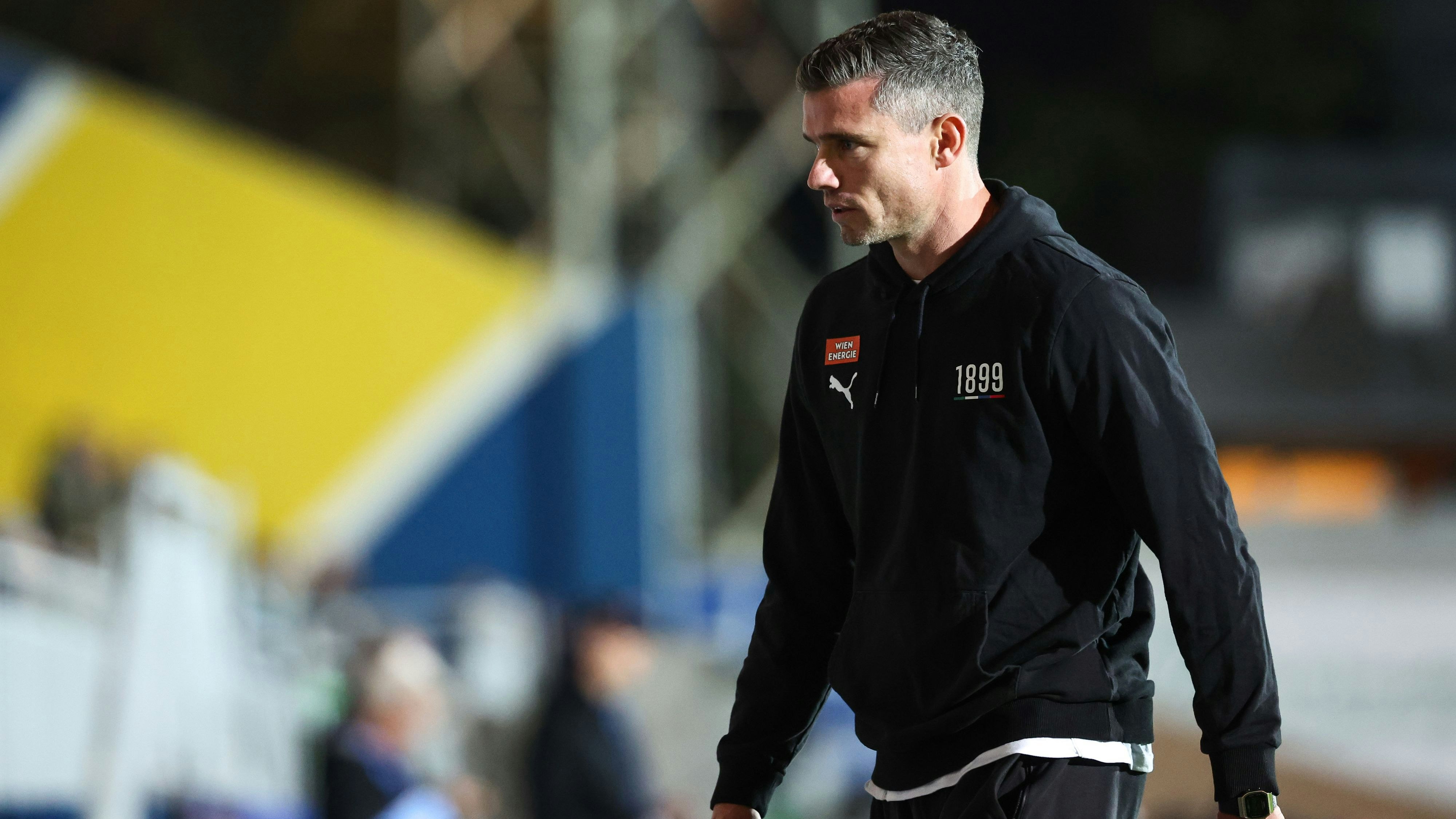 Rapid-Coach Klauß war nach der Cup-Niederlage bedient.