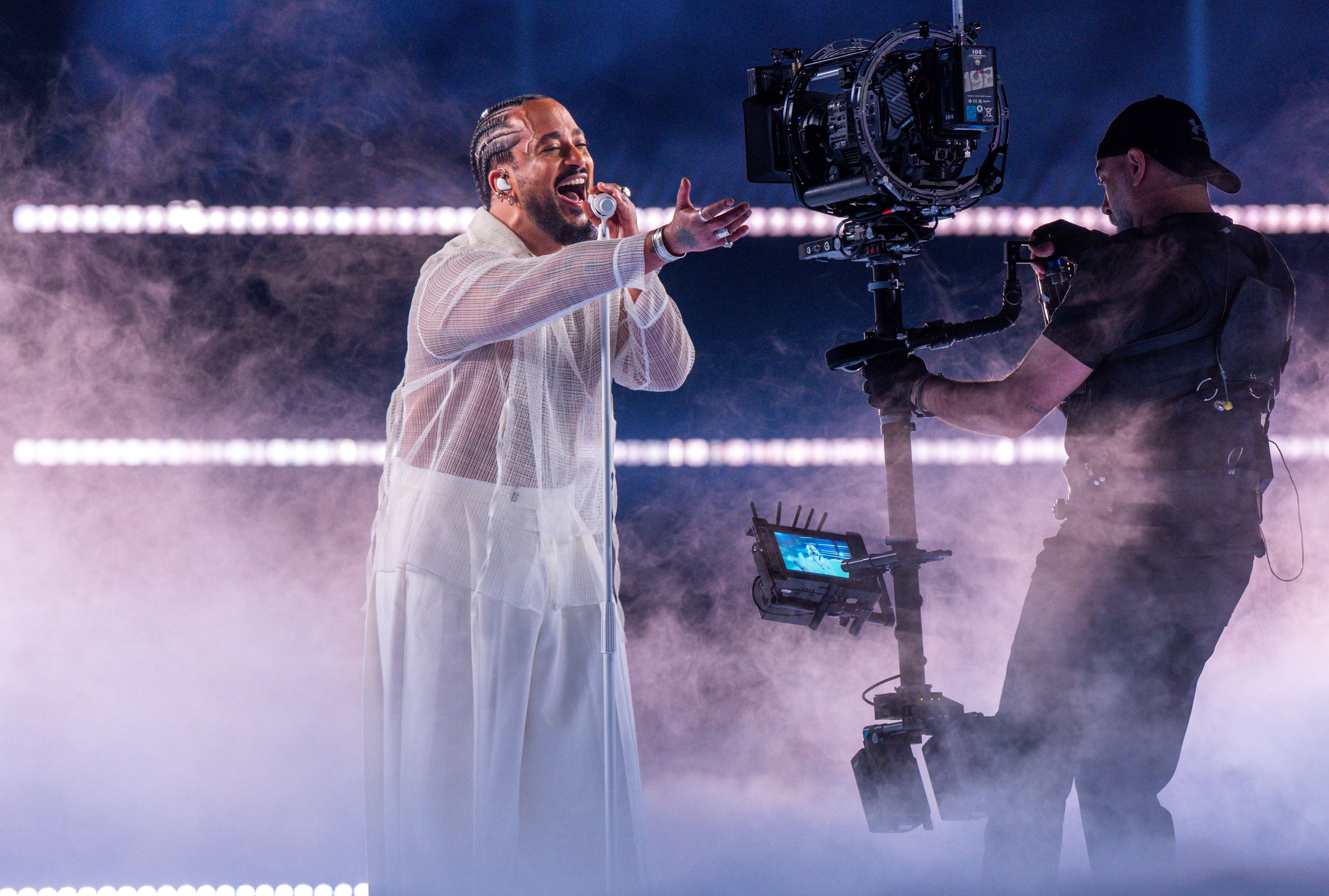 Slimane bei seinem ESC-Auftritt.