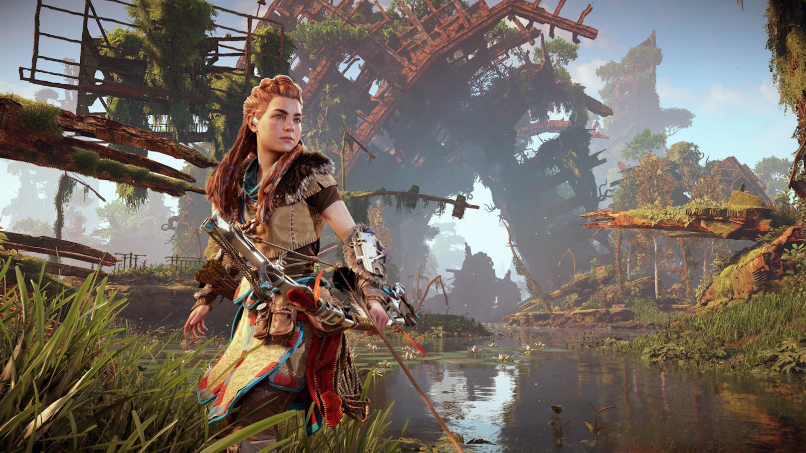 Optisch erstrahlt "Horizon Zero Dawn Remastered" nun in nativem 4K, aber auch Effekte und die gesamte Spielwelt wurden entweder überarbeitet oder neu aufgebaut.