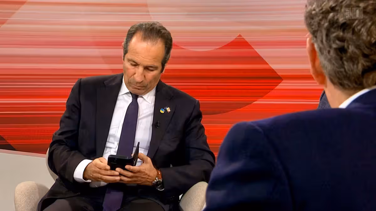 EU-Botschafter Petros Mavromichalis tippte im SRF 