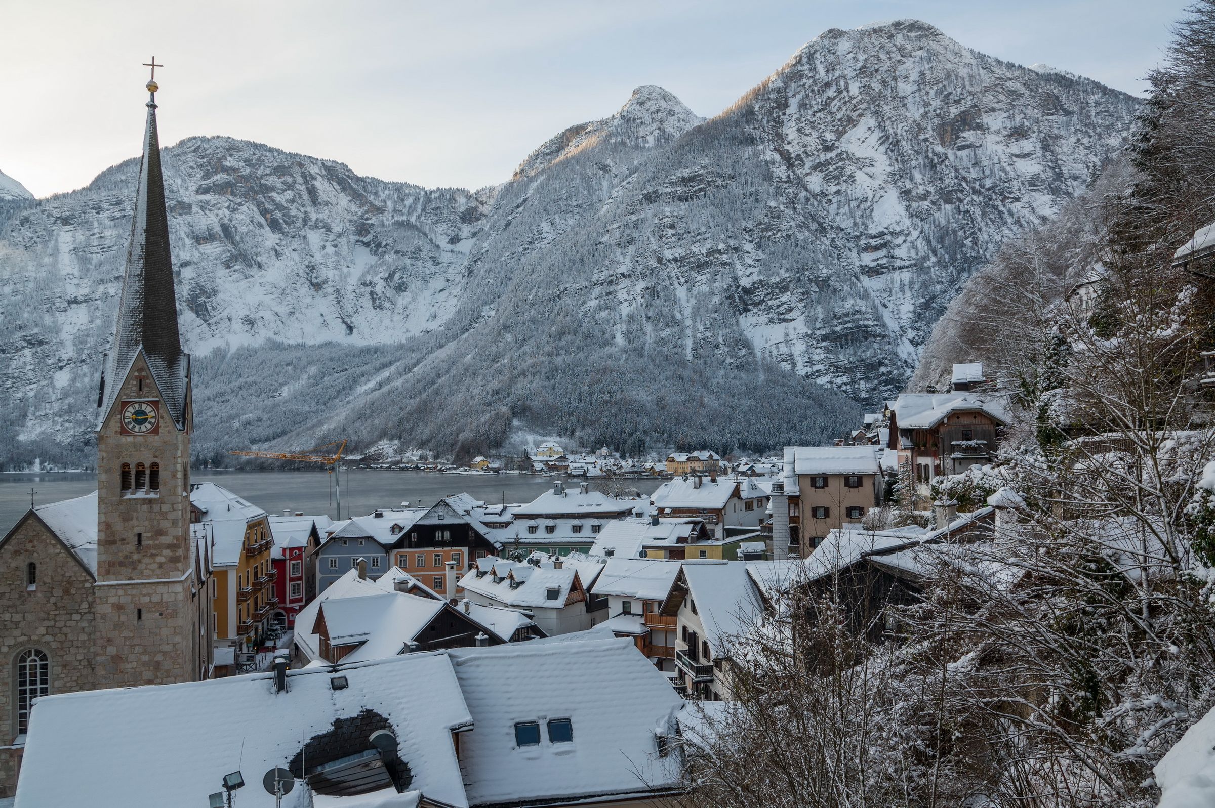 In Echerntal bei Hallstatt gibt es tatsächlich einen kleinen Skilift.