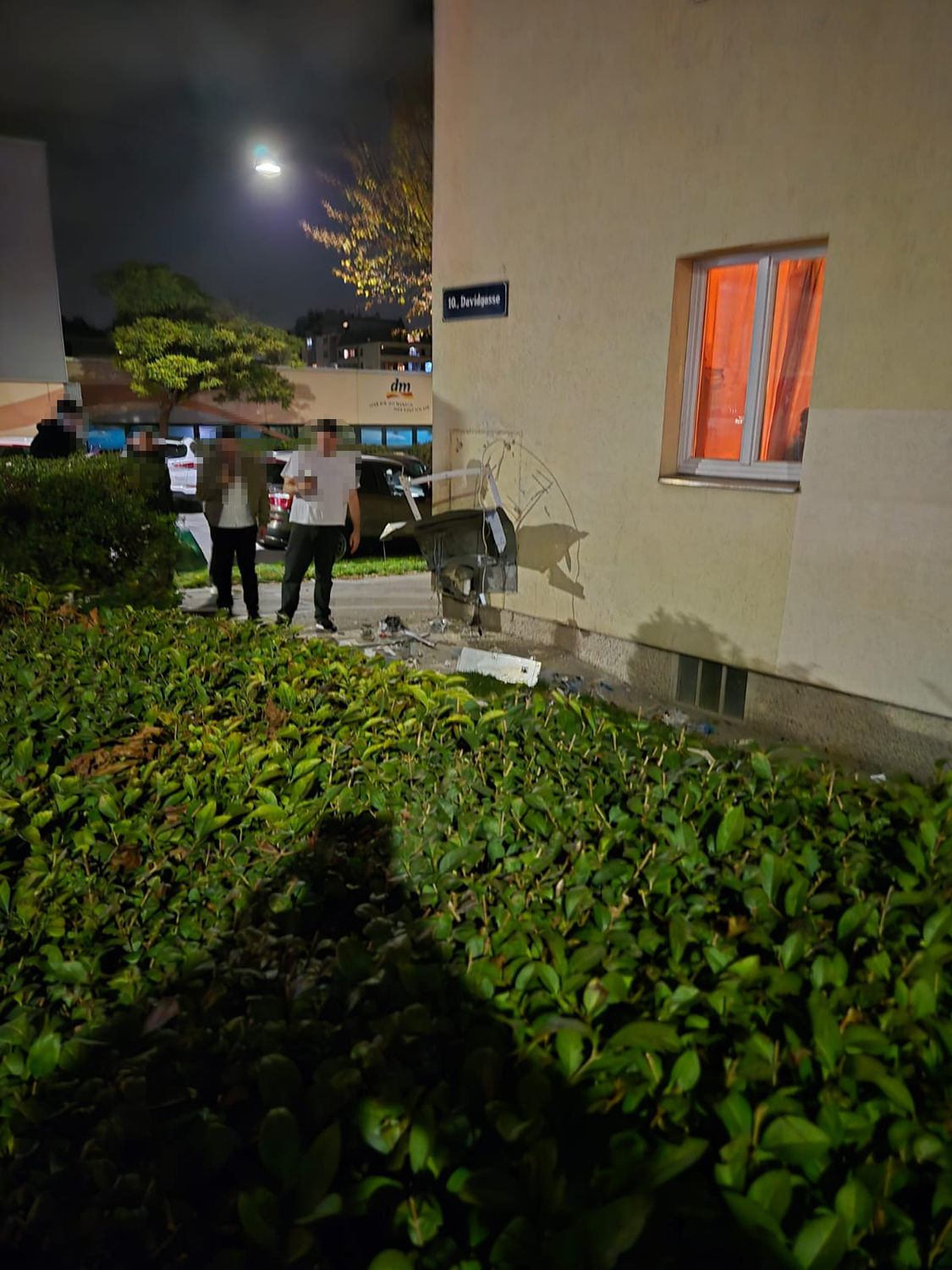 Im 10. Bezirk wurde ein Zigarettenautomat gesprengt.