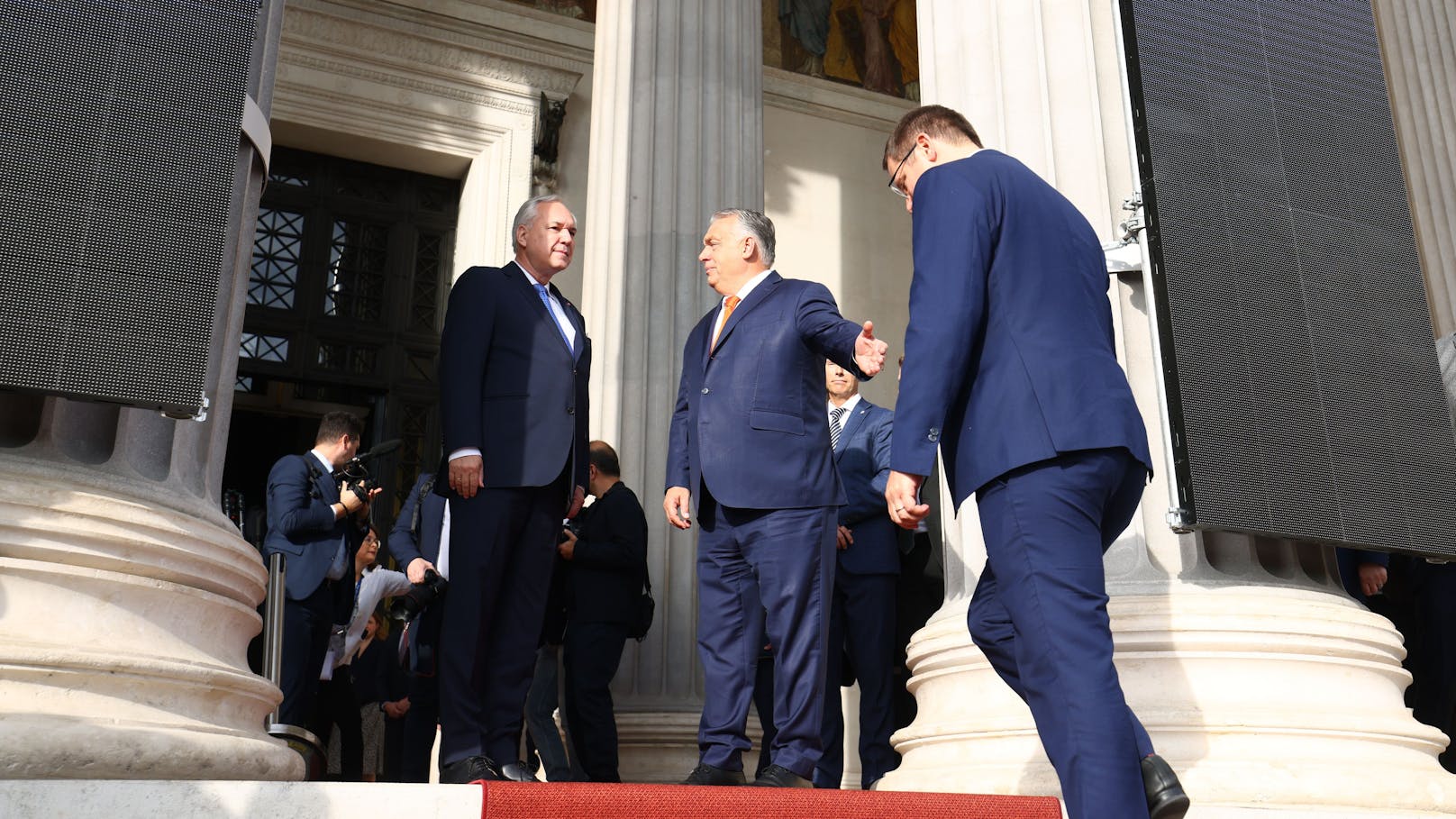 Nationalratspräsident Walter Rosenkranz empfing am Donnerstag (31. Oktober 2024) den ungarischen Ministerpräsidenten Viktor Orban.